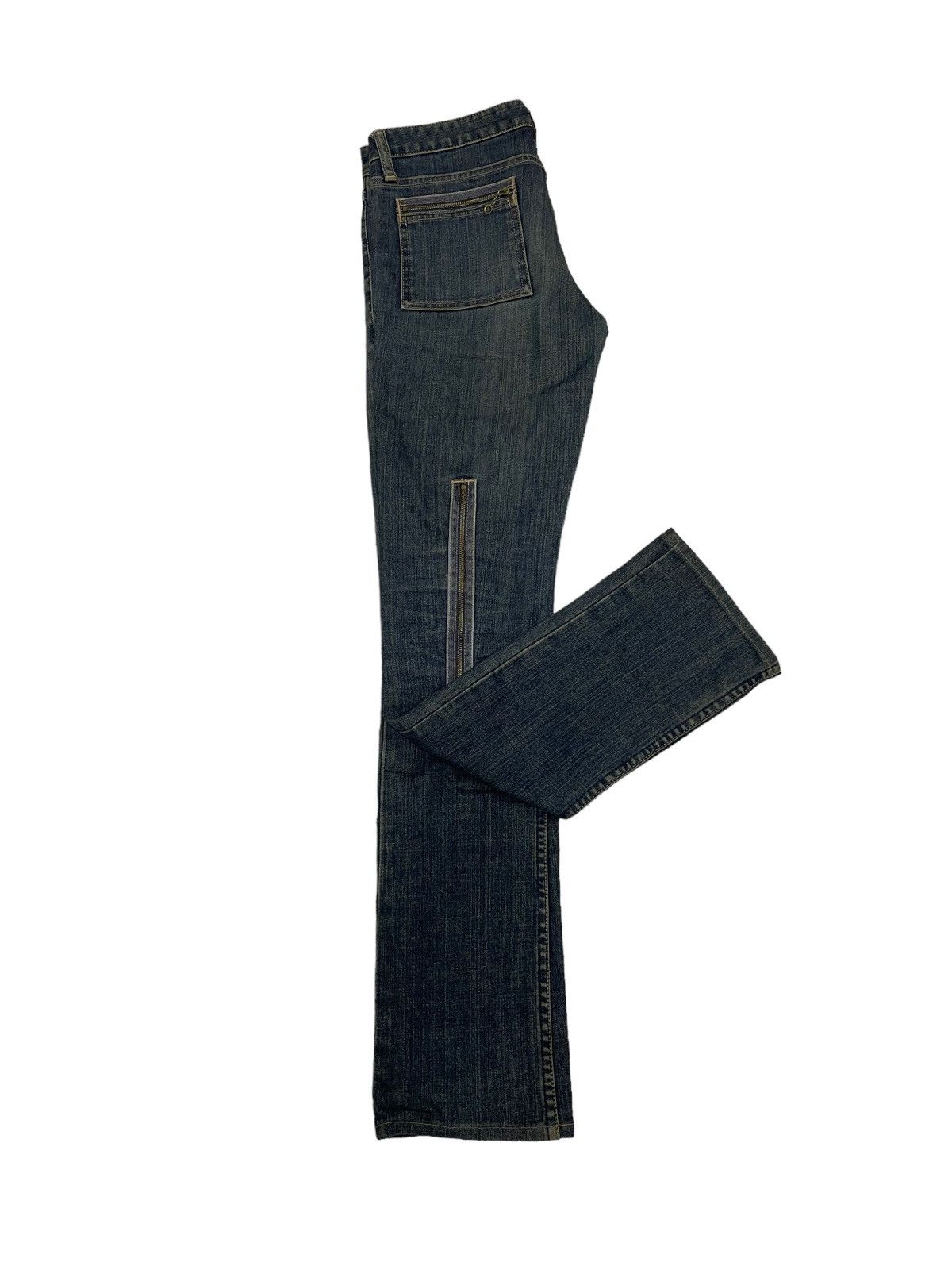 MOUSSY Vintage Moussy Zipper Denim Jeans ! Very Rare Design Size US 30 / EU 46 - 8 Thumbnail