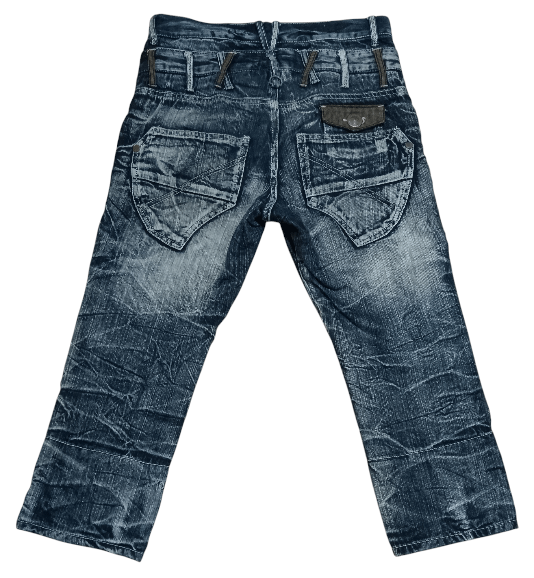 If Six Was Nine SALTY DOG DOUBLE WAIST SEASONED WHISKERS JEANS Size US 32 / EU 48 - 5 Thumbnail