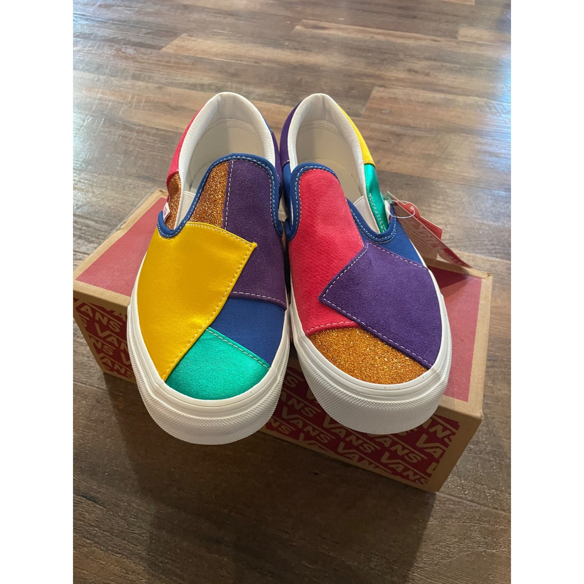 Vans BNWT Vans Pride Patchwork Slip On Skate Sneaker Men’s 9 Wome Size US 9 / EU 42 - 5 Thumbnail