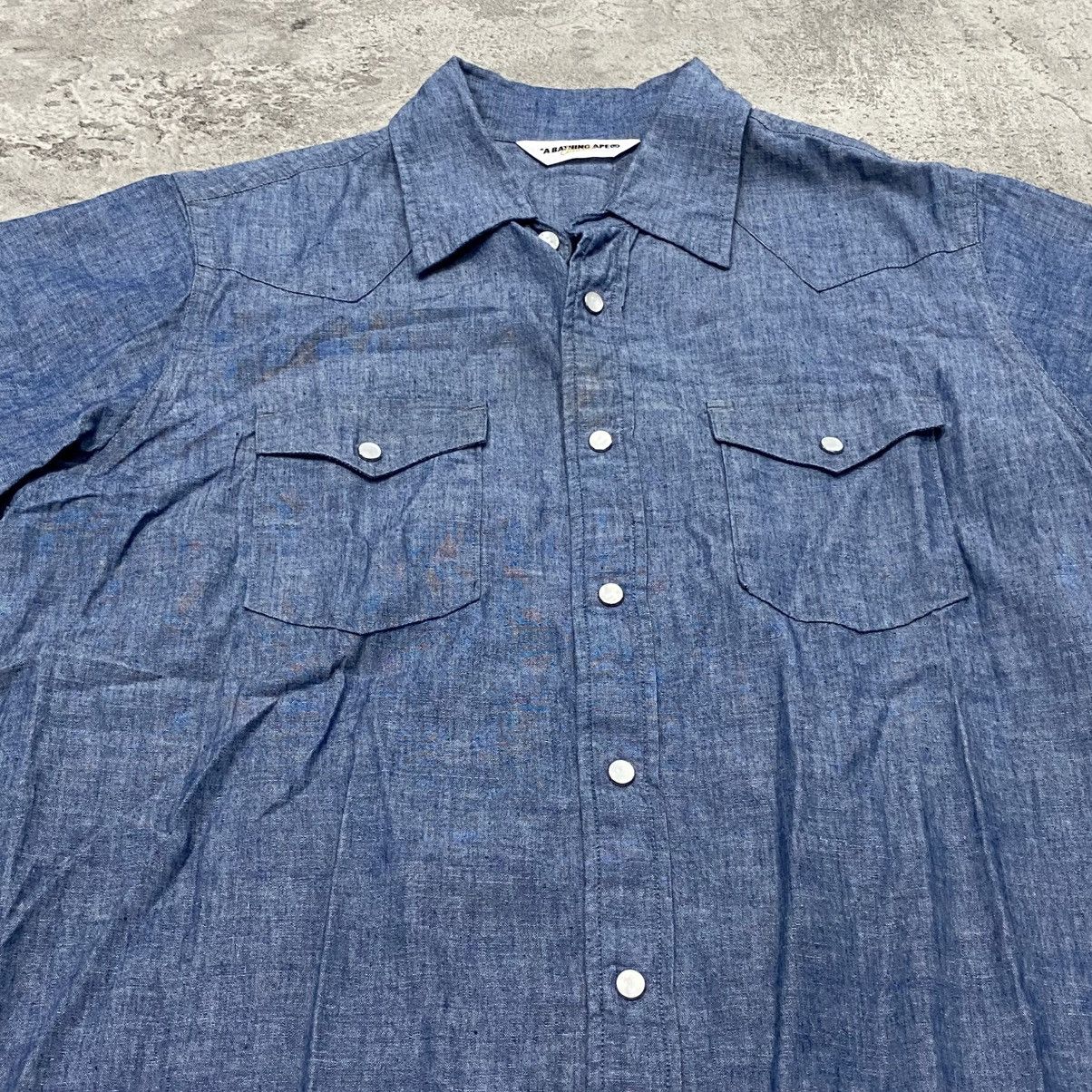 Bape Bape Back Logo Light Blue Shirt Size US L / EU 52-54 / 3 - 7 Thumbnail
