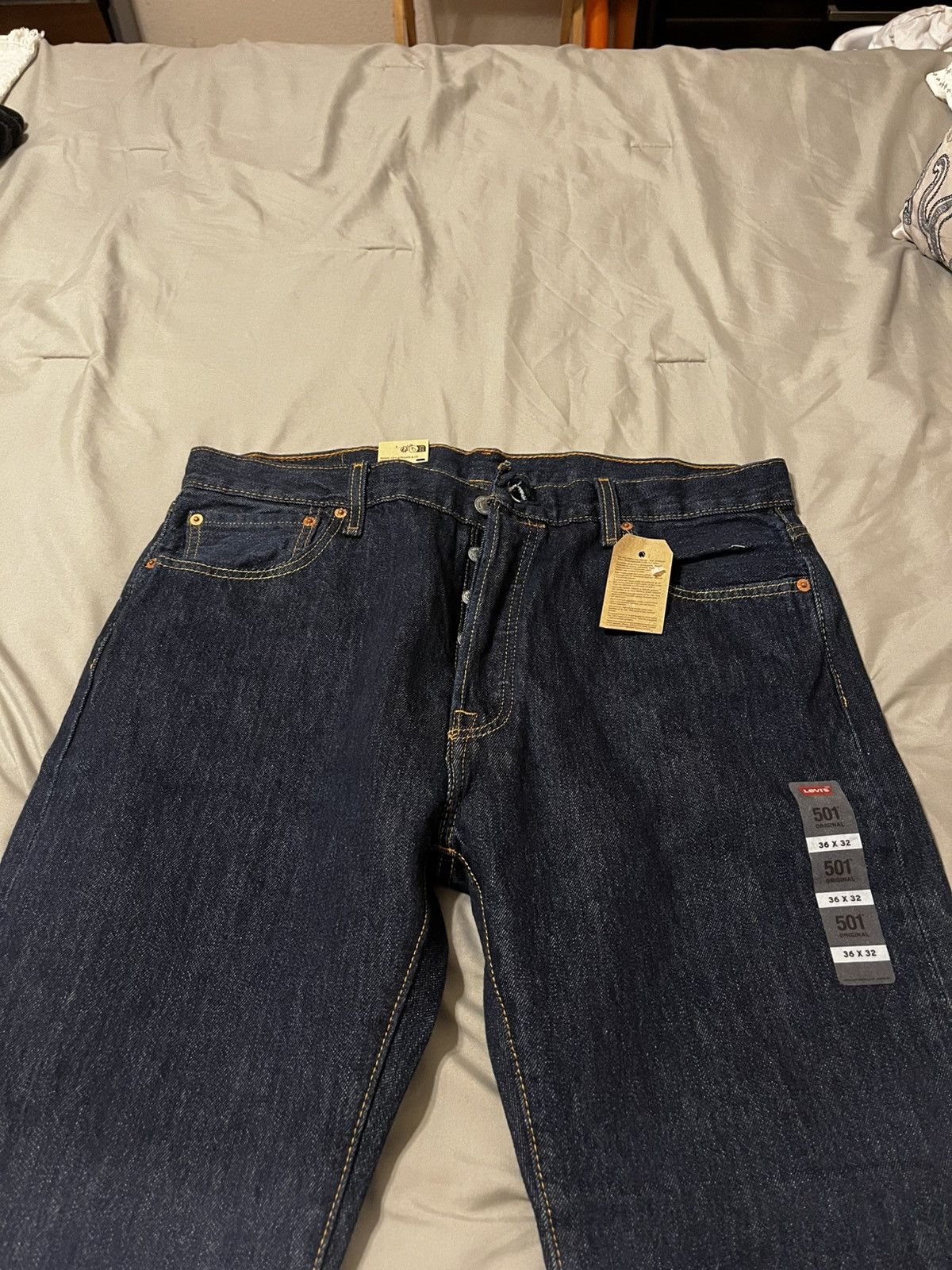 Levi's Levi’s 501 Denim Jeans 36x32 Brand New Size US 36 / EU 52 - 4 Thumbnail