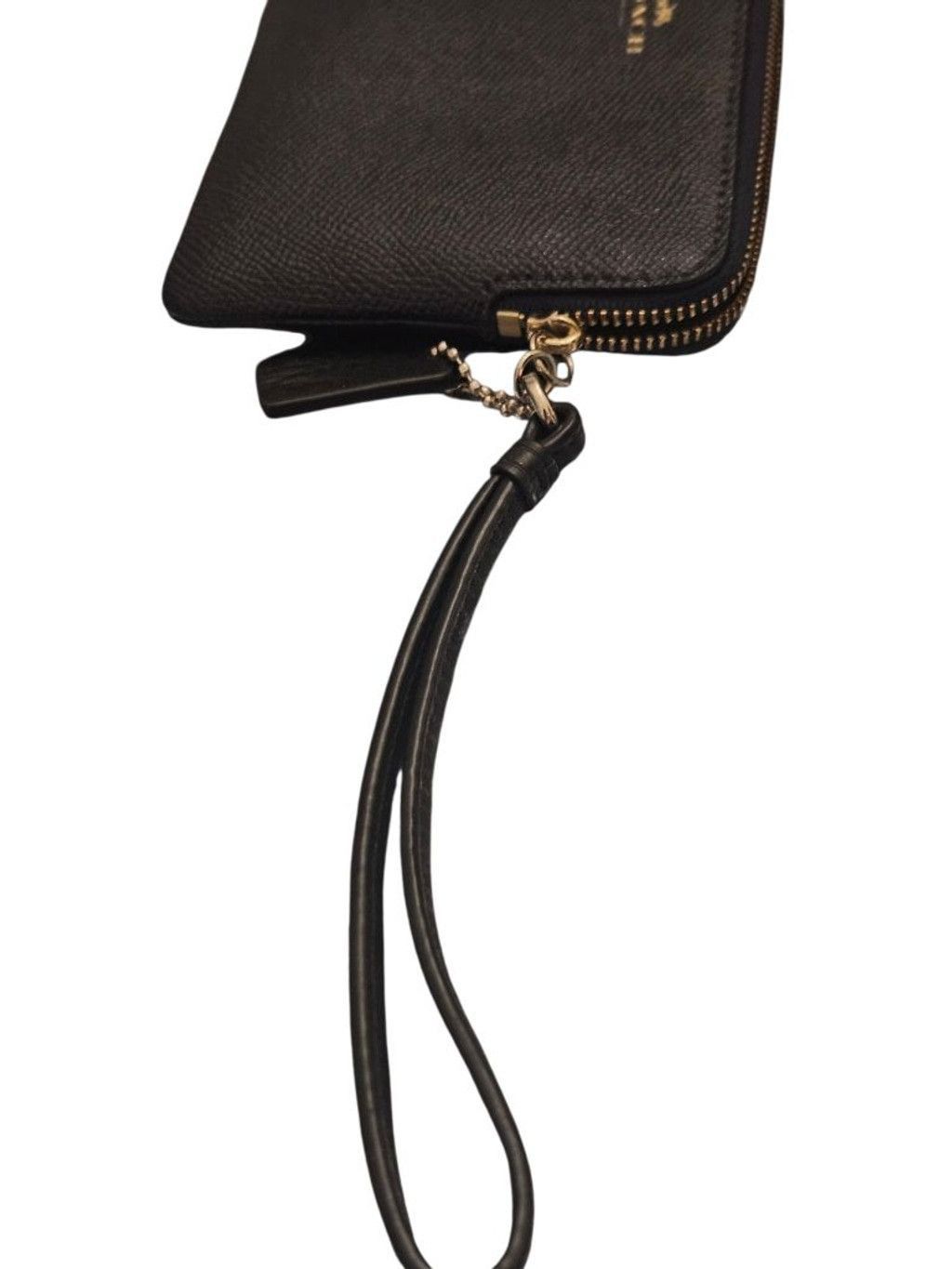 Coach Coach Black Leather Wristlet One Size Size ONE SIZE - 10 Thumbnail