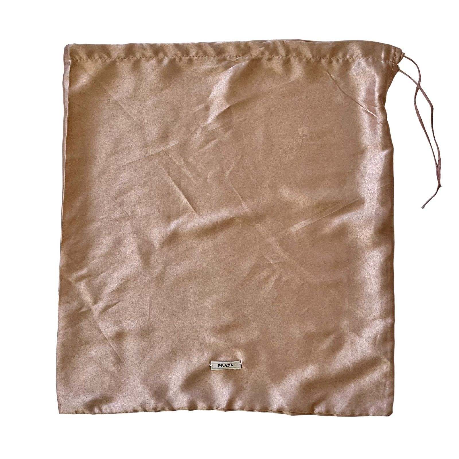 Prada Prada Dusty Rose Satin Drawstring Dust Bag 13"x14.5" Size ONE SIZE - 1 Thumbnail