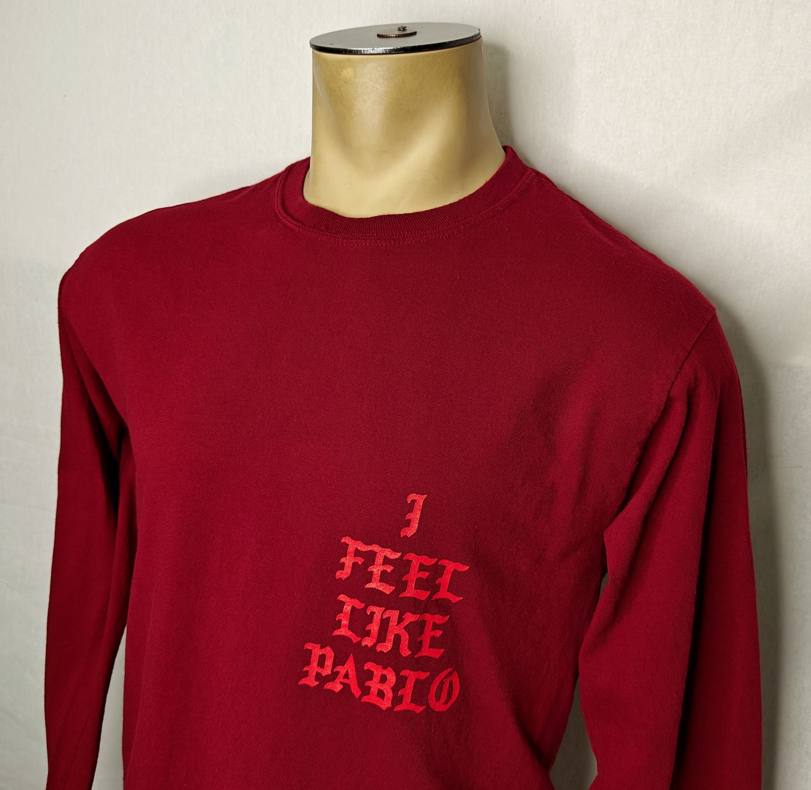 Rap Tees Kanye West I Feel Like Pablo rap long sleeve t-shirt Size US M / EU 48-50 / 2 - 3 Thumbnail