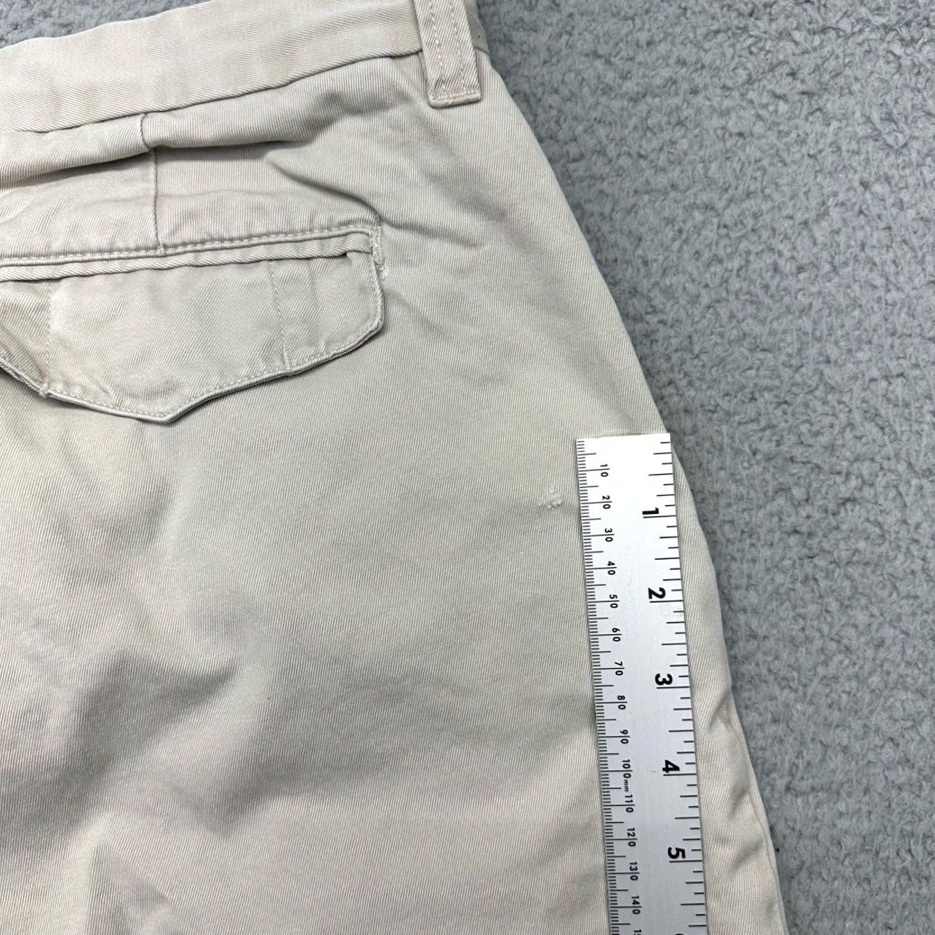 Gap GAP Beige Mens Size 35 Cotton Shorts Flat Front Casual Size US 35 - 6 Thumbnail