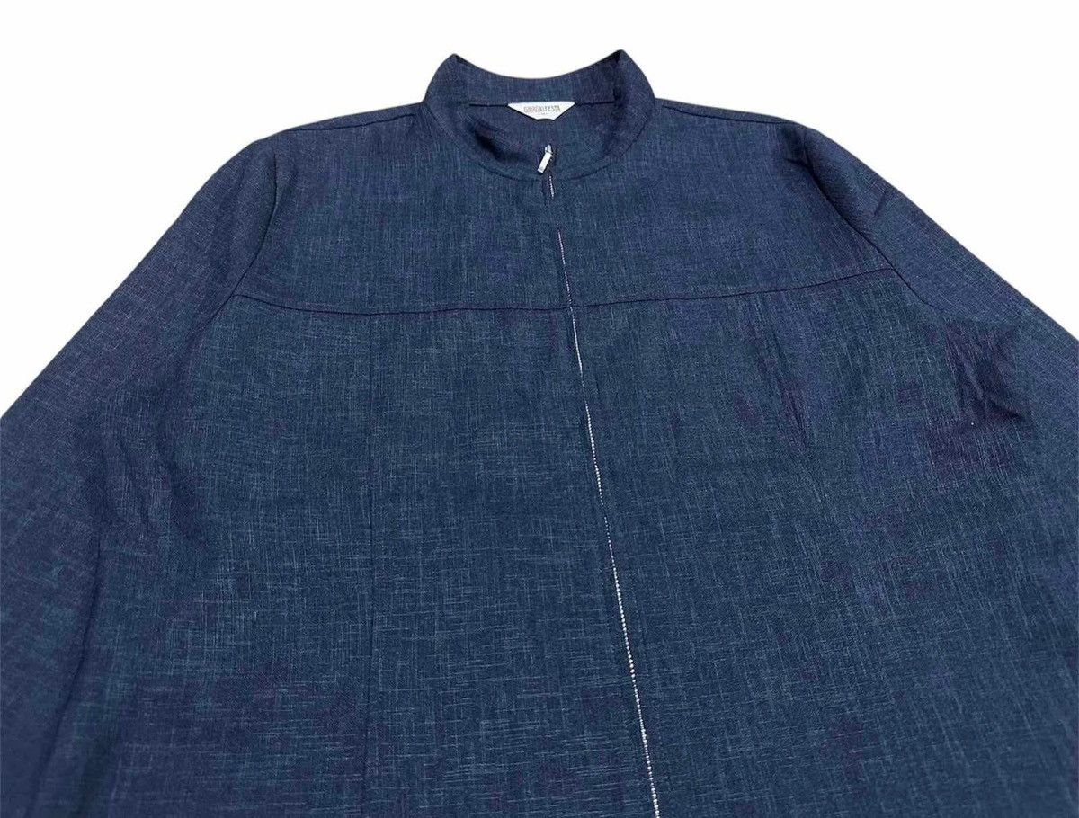 Japanese Brand 🔥Vintage Giorgio Festa Zip Shirt 3/4 Sleeve Japanese Style Size US L / EU 52-54 / 3 - 8 Thumbnail