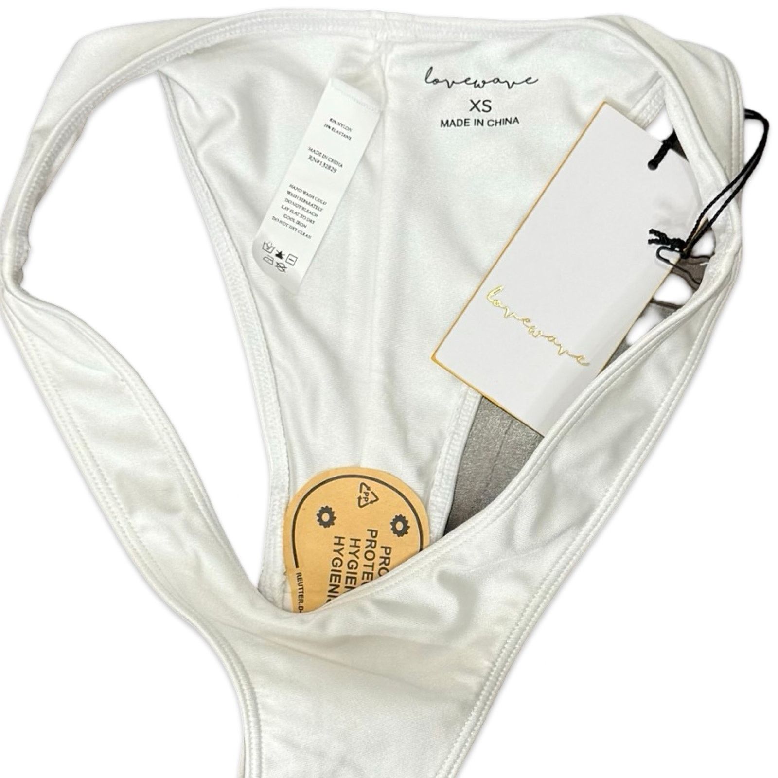REVOLVE Lovewave White String Bikini Bathing Suit size XS NEW Size ONE SIZE - 7 Thumbnail