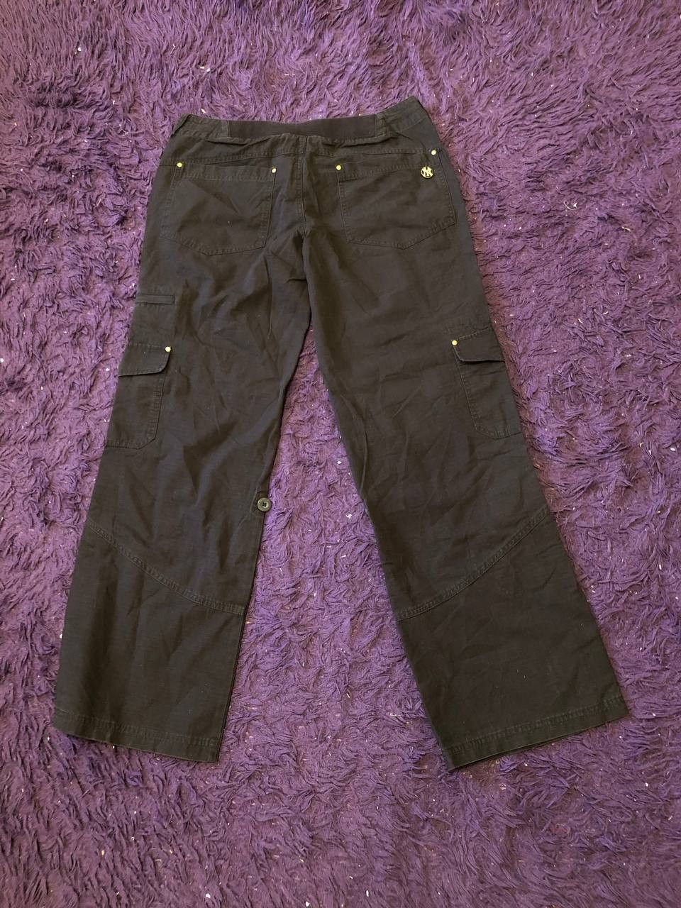 New York Yankees VINTAGE MLB NY Yankees Cargo FLARED Pants STREETWEAR Size 34" / US 12 / IT 48 - 16 Thumbnail