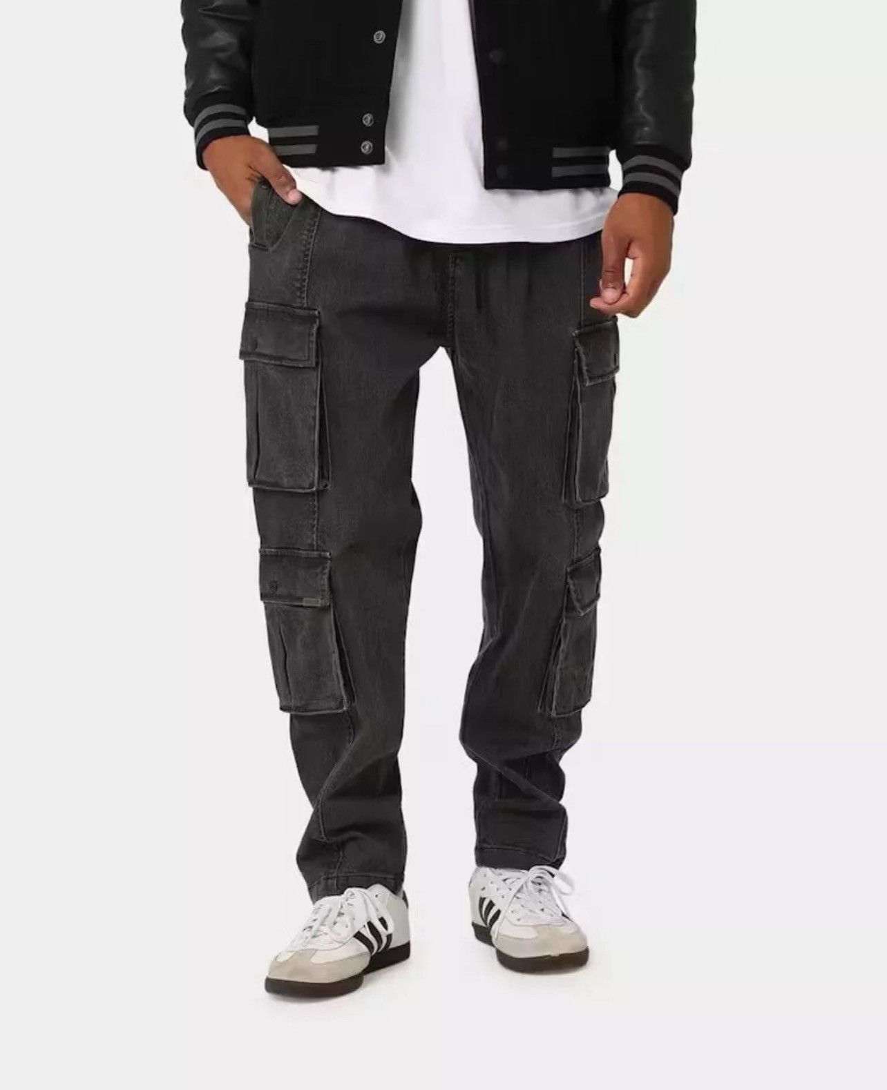 Carre Carre Double Denim Cargo Pants Size US 34 / EU 50 - 1 Thumbnail