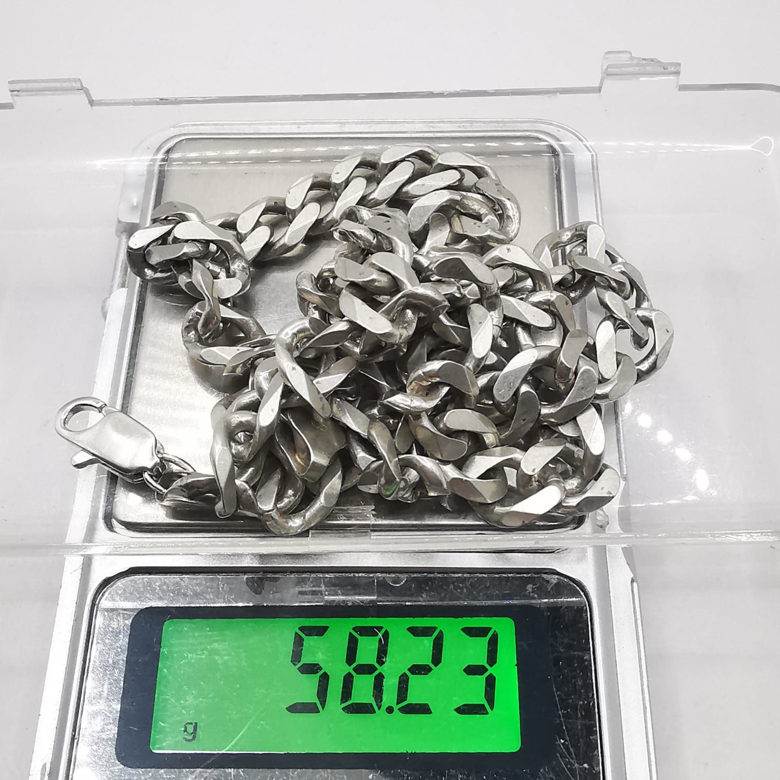 Sterling Silver Vintage Jewelry Chain, 925 Sterling Silver, Signed 58.23g Size ONE SIZE - 5 Thumbnail