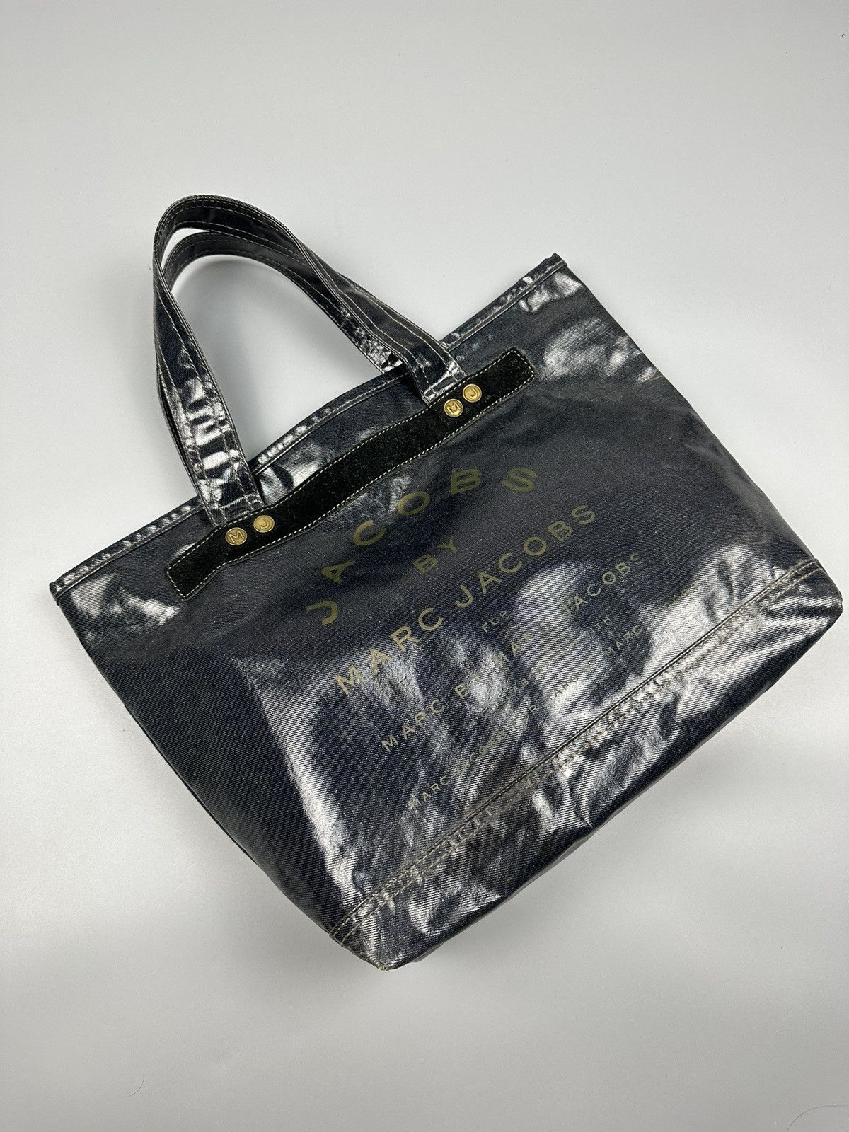 Marc Jacobs Marc Jacobs Waterproof Denim Tote Bag Size ONE SIZE - 4 Thumbnail