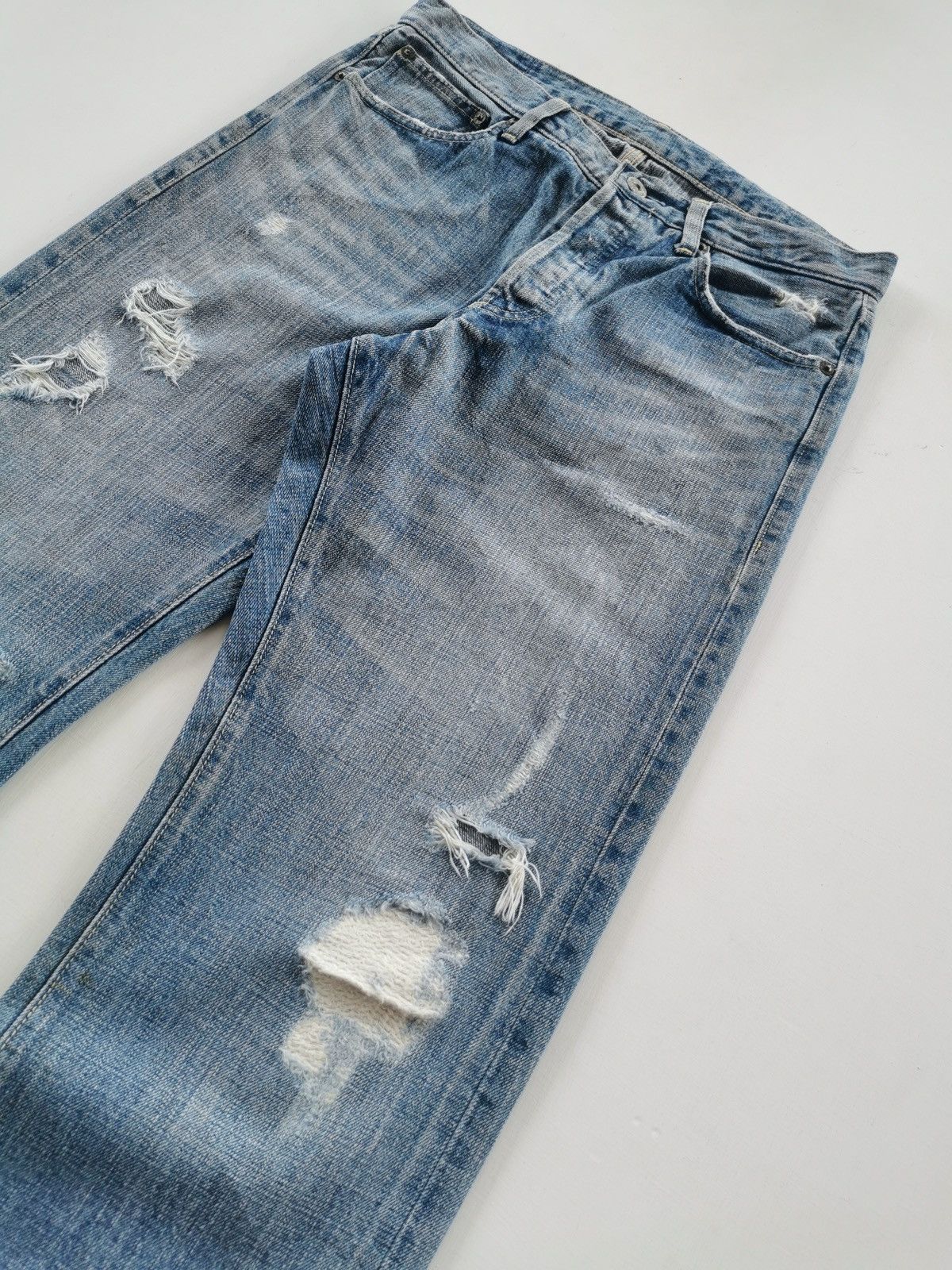 Journal Standard × Schott Journal Standard Japan Distressed Jeans Size US 30 / EU 46 - 4 Thumbnail