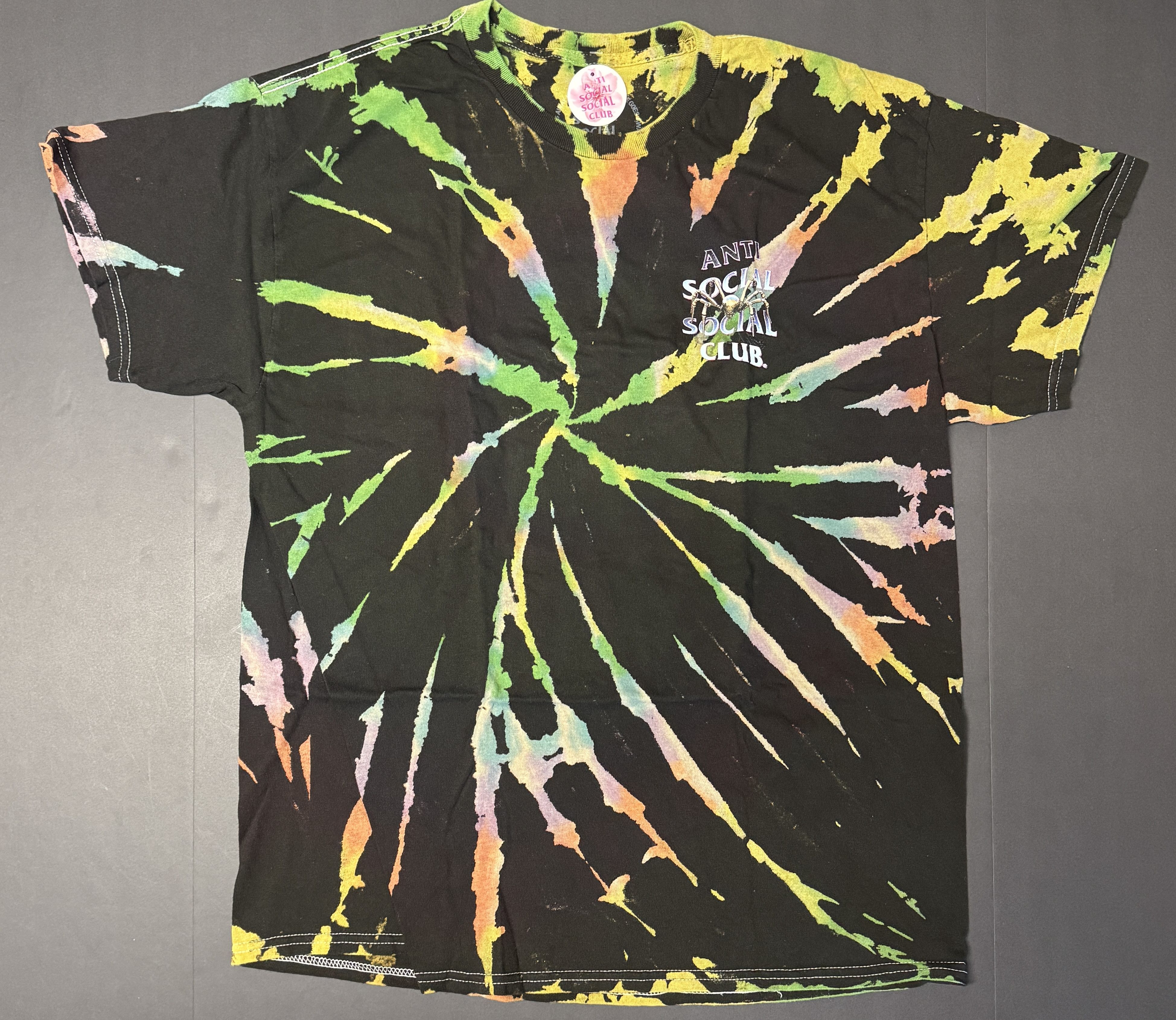 Anti Social Social Club Anti Social Social Club Crawling Tie-Dye Tee Size US XL / EU 56 / 4 - 4 Thumbnail