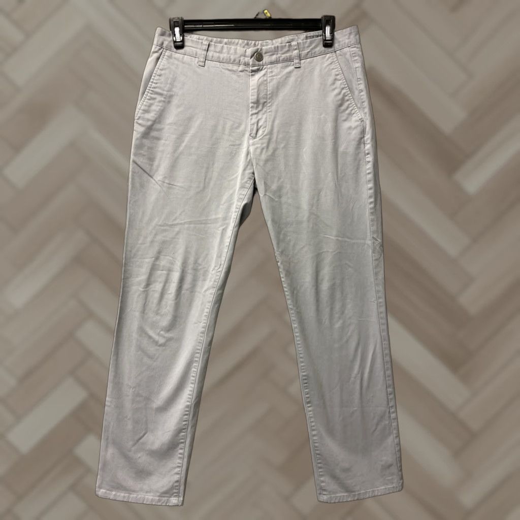 Bonobos Bonobos Chino Pants Men 33x32 Gray Glacier Pants Casual /0434 Size US 33 - 1 Thumbnail