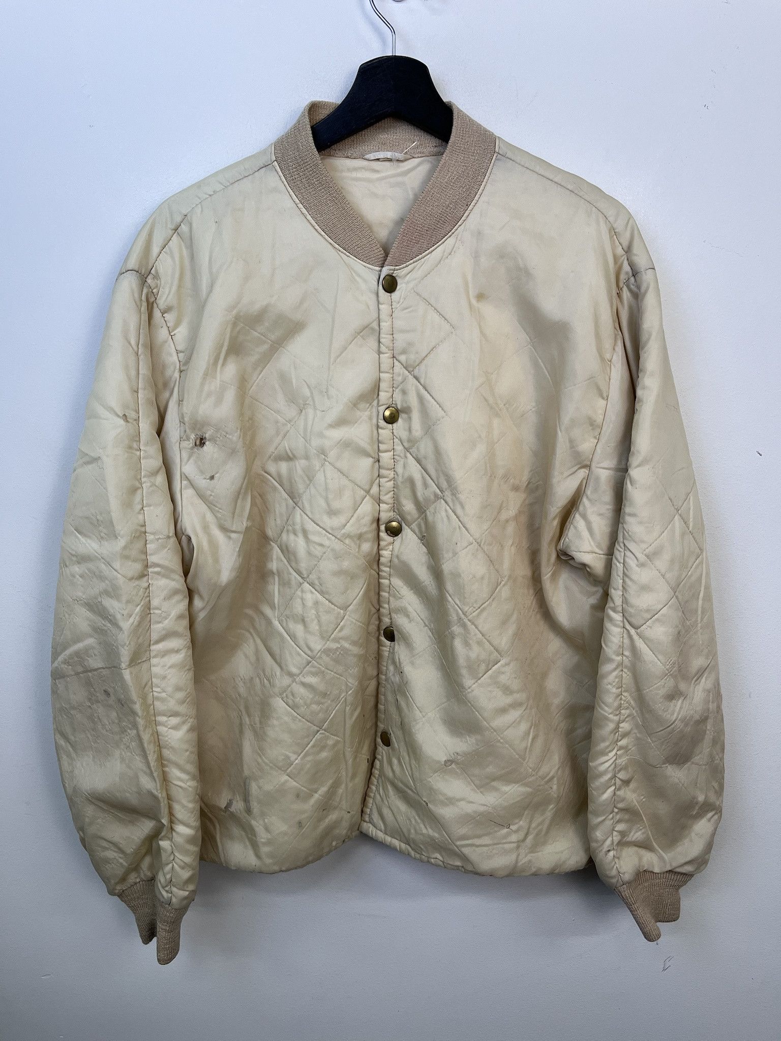 Vintage Vintage Jacket 1990s Distressed Quilted Padded Liner Snap jacket Size L Size US M / EU 48-50 / 2 - 1 Thumbnail