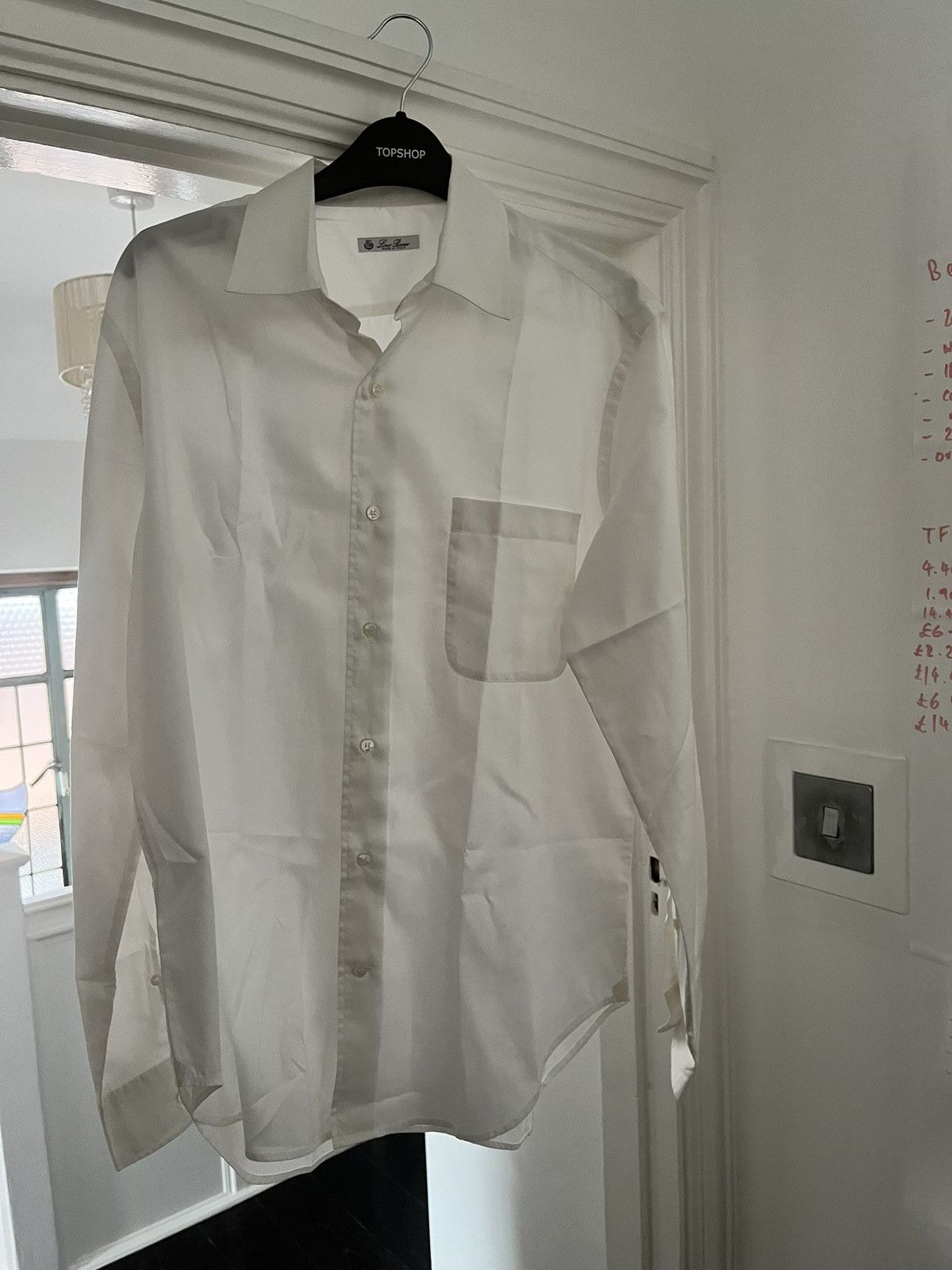 Loro Piana Loro Piana cotton white shirt size 40 15.75 Size US M / EU 48-50 / 2 - 1 Thumbnail