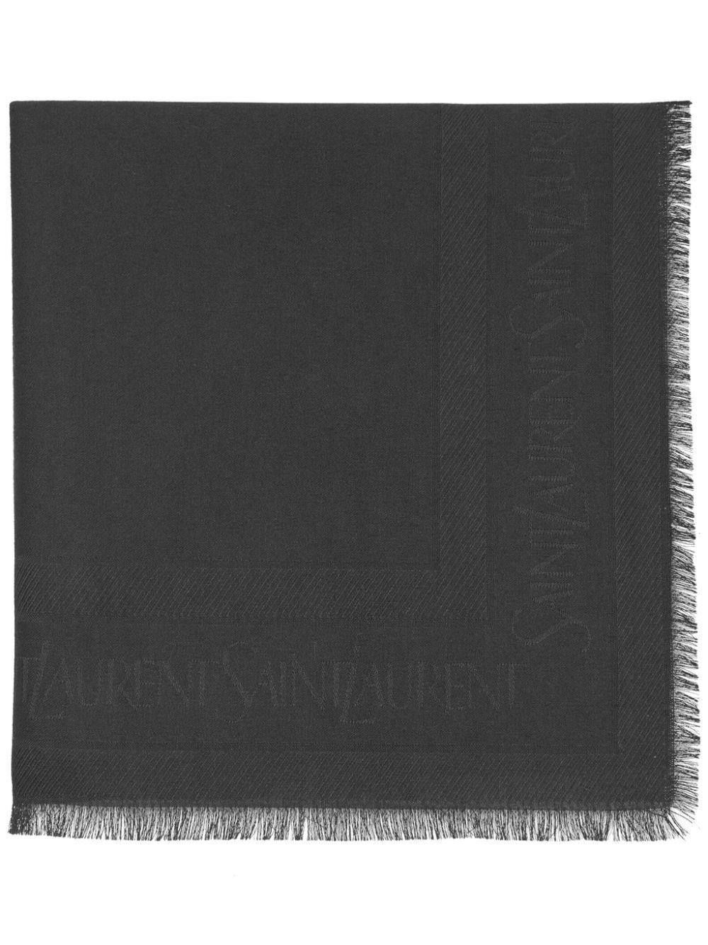 Saint Laurent Paris SCIARPA LOGO Size ONE SIZE - 1 Thumbnail