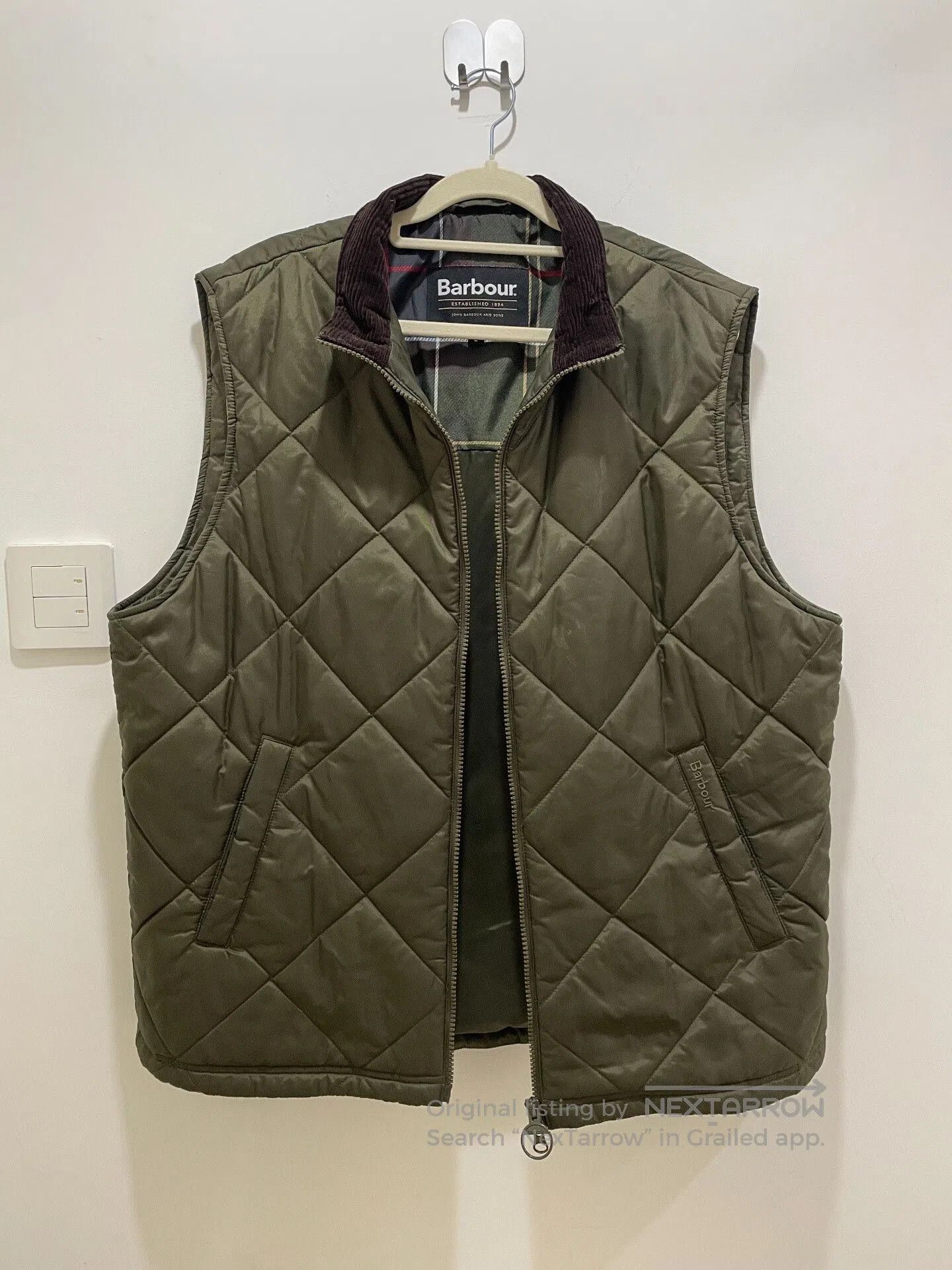 Barbour Barbour Finn Gilet in Olive Green. Size US L / EU 52-54 / 3 - 2 Thumbnail