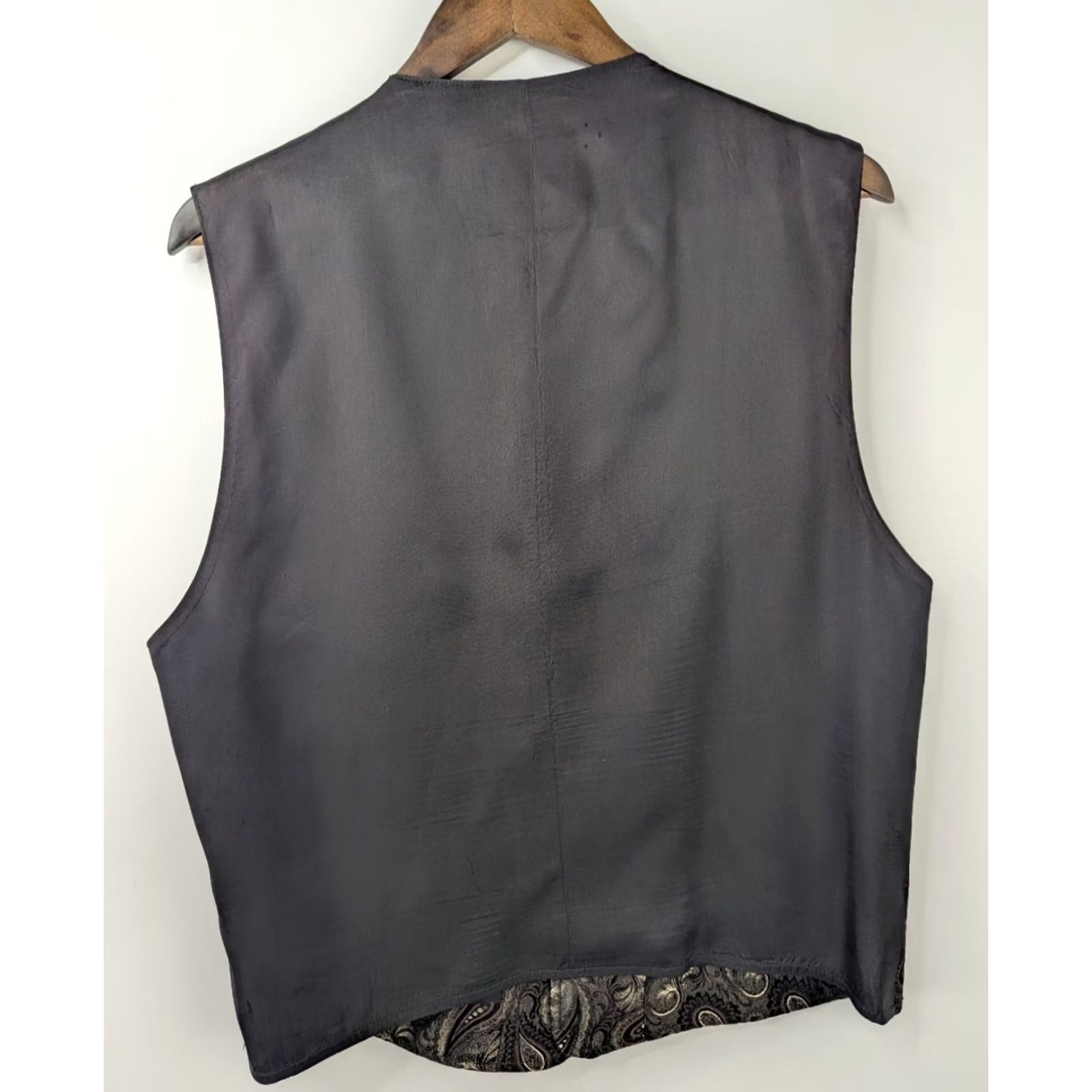 Vintage VINTAGE The Old Frontier Clothing Co Paisley Vest Men's Large Brown Button USA Western 80s Slim Size US L / EU 52-54 / 3 - 3 Thumbnail