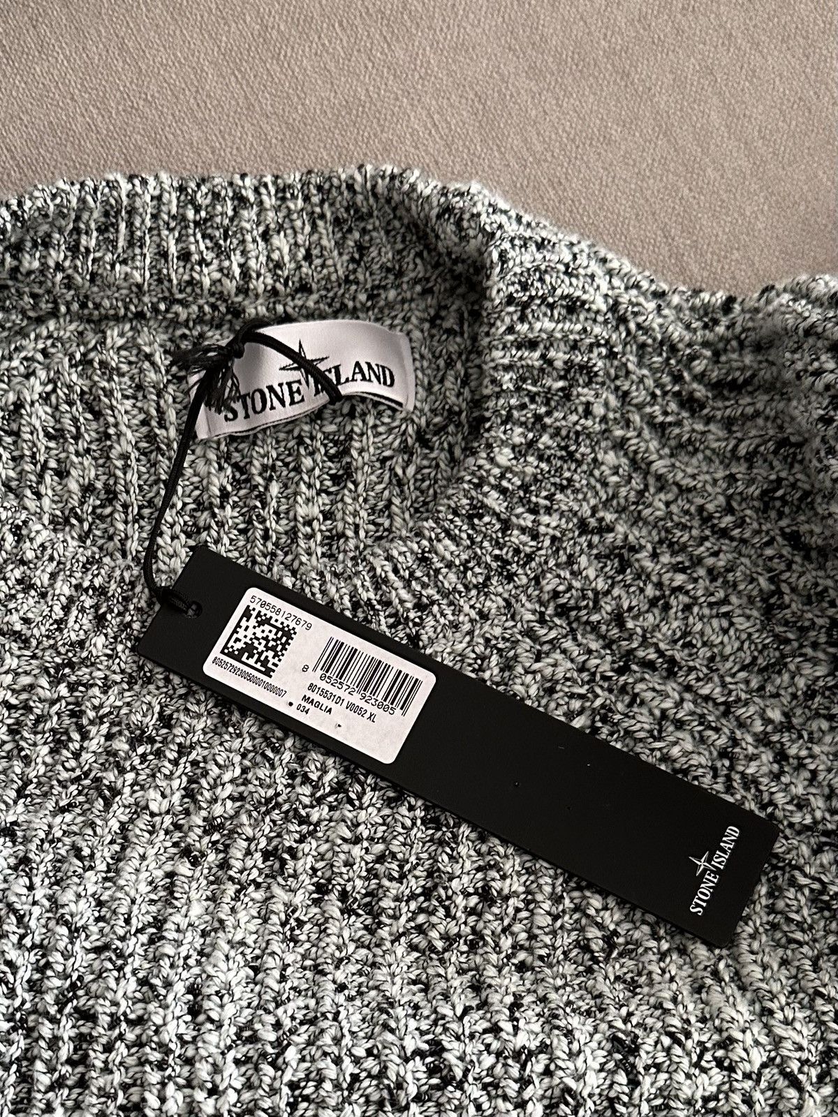 Stone Island Stone Island 531D1 LIGHT GREEN KNIT Size US XL / EU 56 / 4 - 4 Thumbnail
