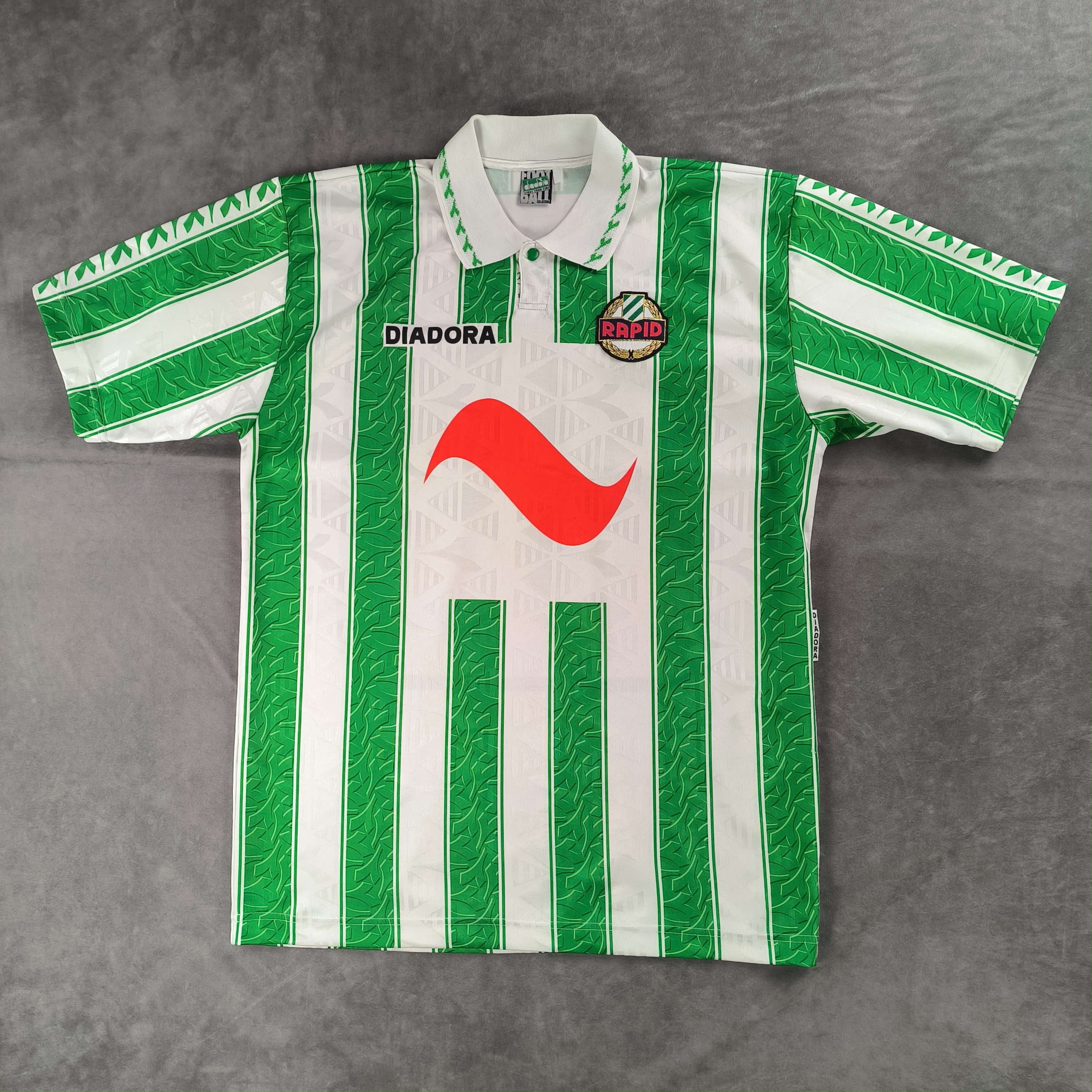 Diadora Rapid Wien 1996-98 Diadora home football jersey size XL Size US XL / EU 56 / 4 - 1 Thumbnail