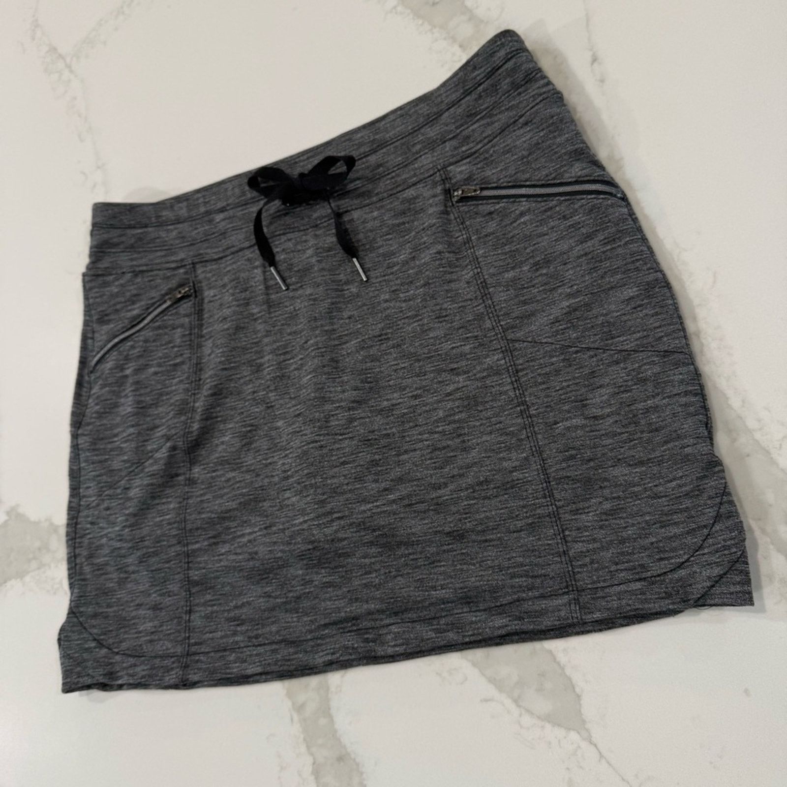 Athleta Athleta Metro Downtown Skort Skirt Women’ Medium HeatherGray Size 30" / US 8 / IT 44 - 4 Thumbnail