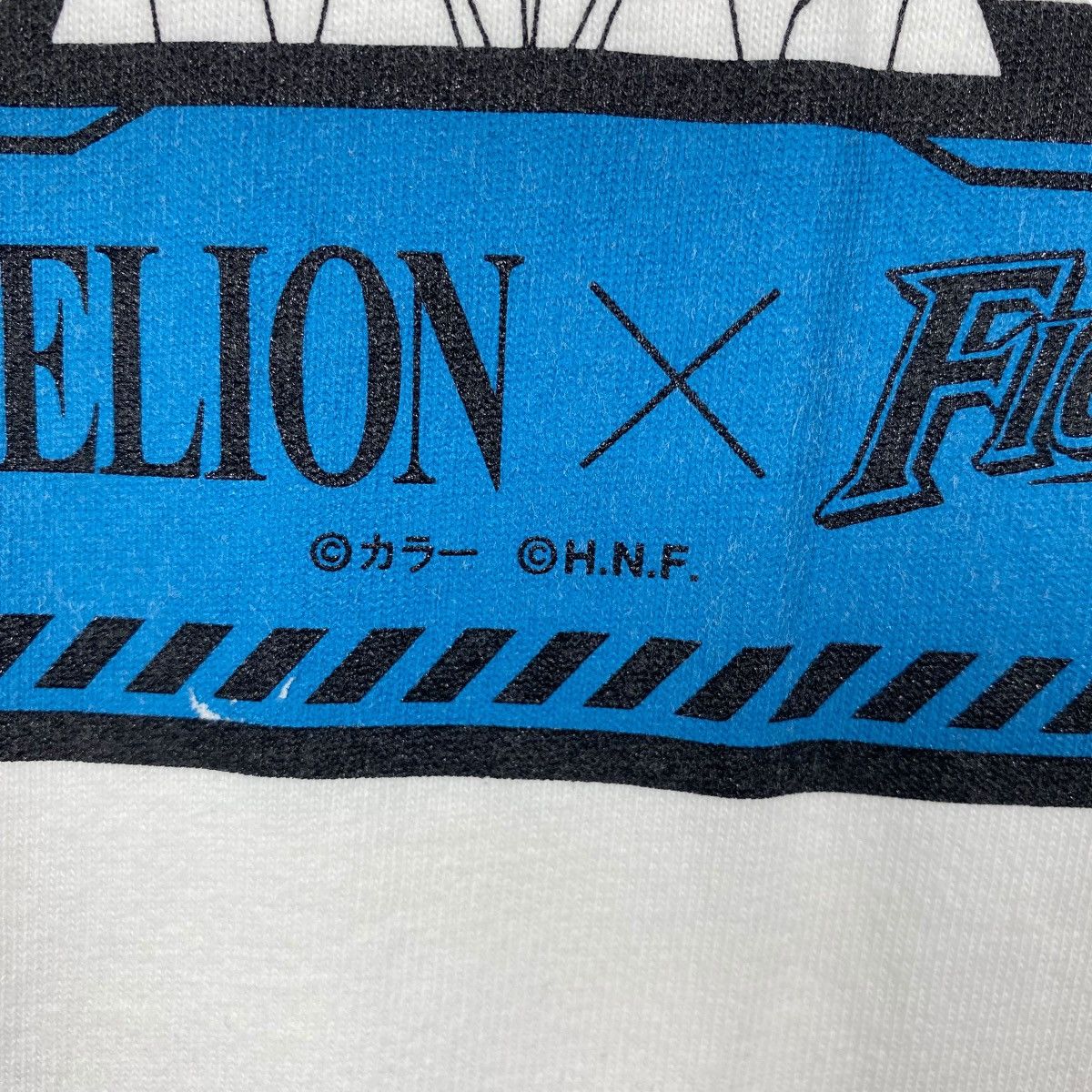 Anime EVANGELION x FIGHTERS Graphic Longsleeve Tee Shirt Medium Size US M / EU 48-50 / 2 - 3 Thumbnail