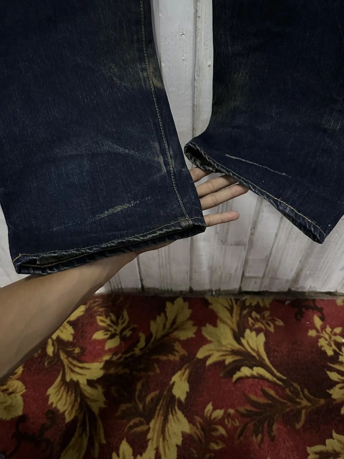 Kamikaze Attack SICKSS! Redline KAMIKAZE ATTACK Selvedge Mudwash Denim Pants Size US 35 - 8 Thumbnail