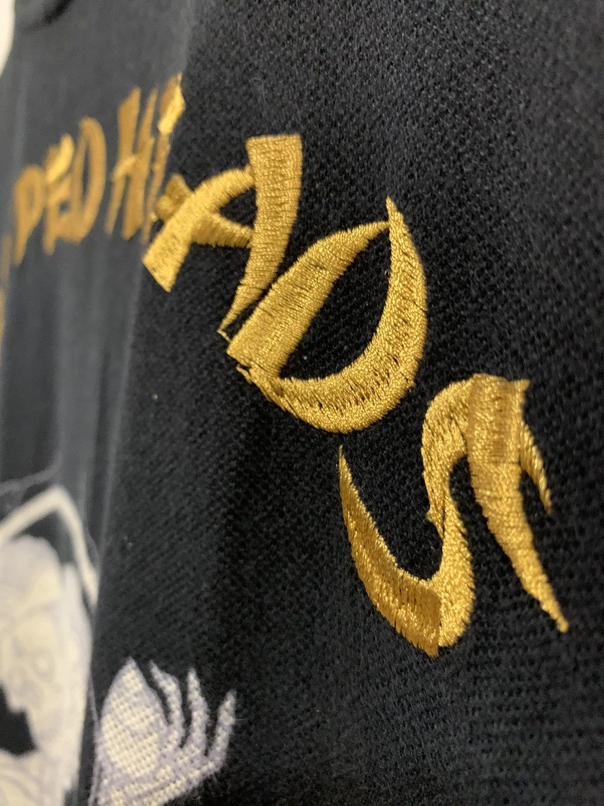 If Six Was Nine 💥💥 CRAZY Cropped Heads Embroidery Skulls Size US XL / EU 56 / 4 - 9 Thumbnail