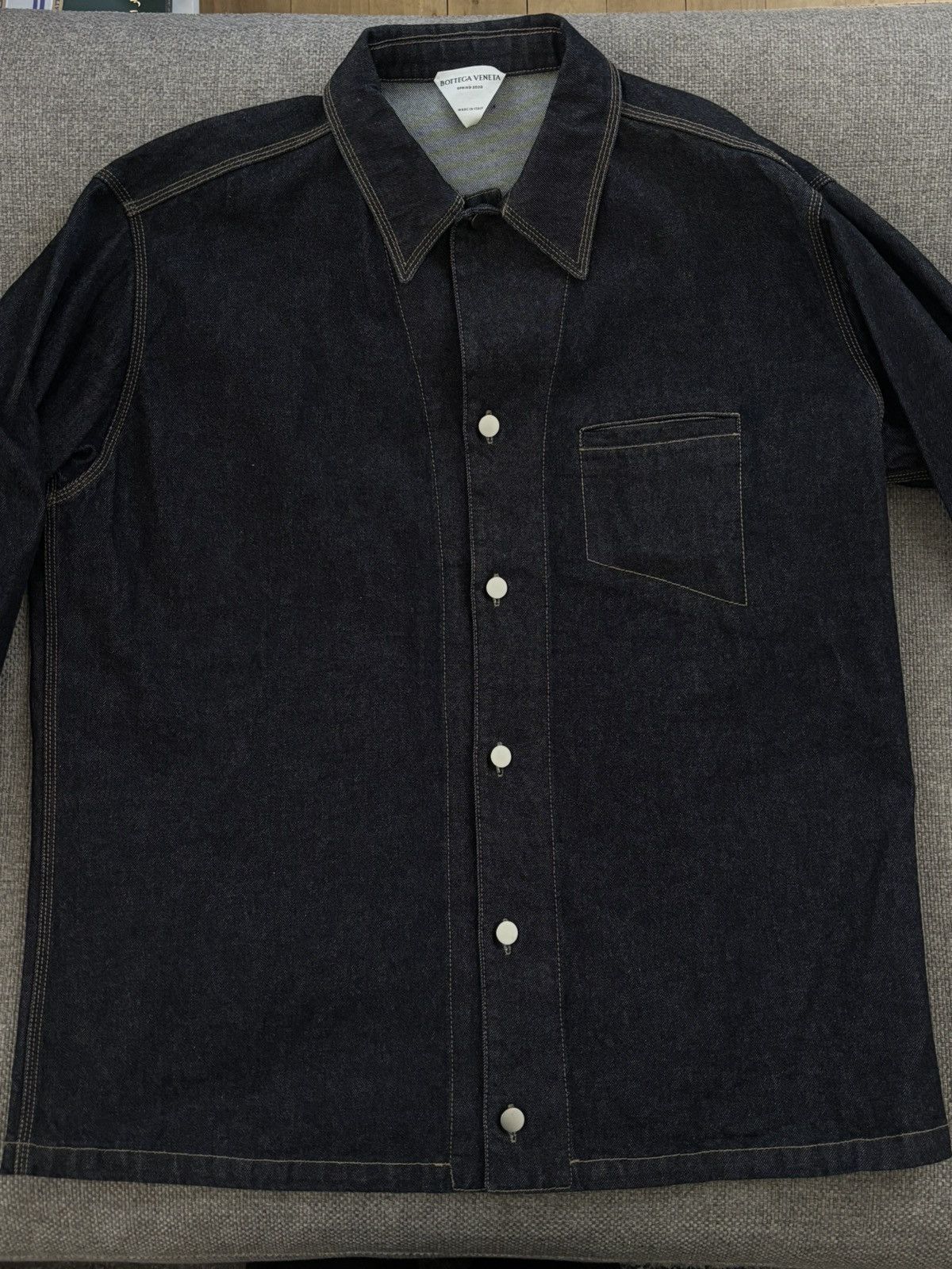 Bottega Veneta Bottega Veneta Denim Jacket Runway 2020 Size US M / EU 48-50 / 2 - 1 Thumbnail