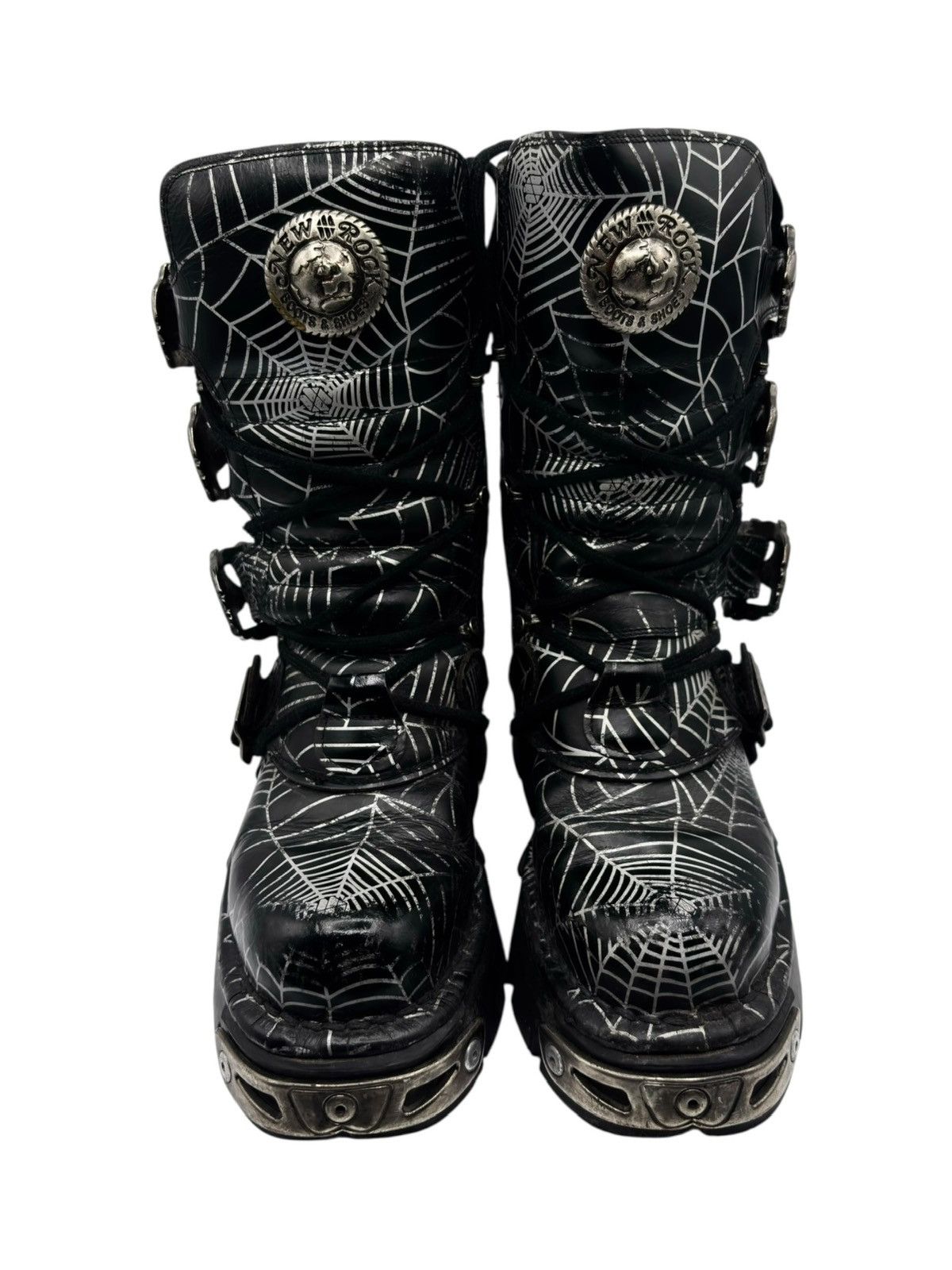 New Rock Vintage New Rock cobweb reactor boots Size 36 Size US 6 / IT 36 - 2 Thumbnail