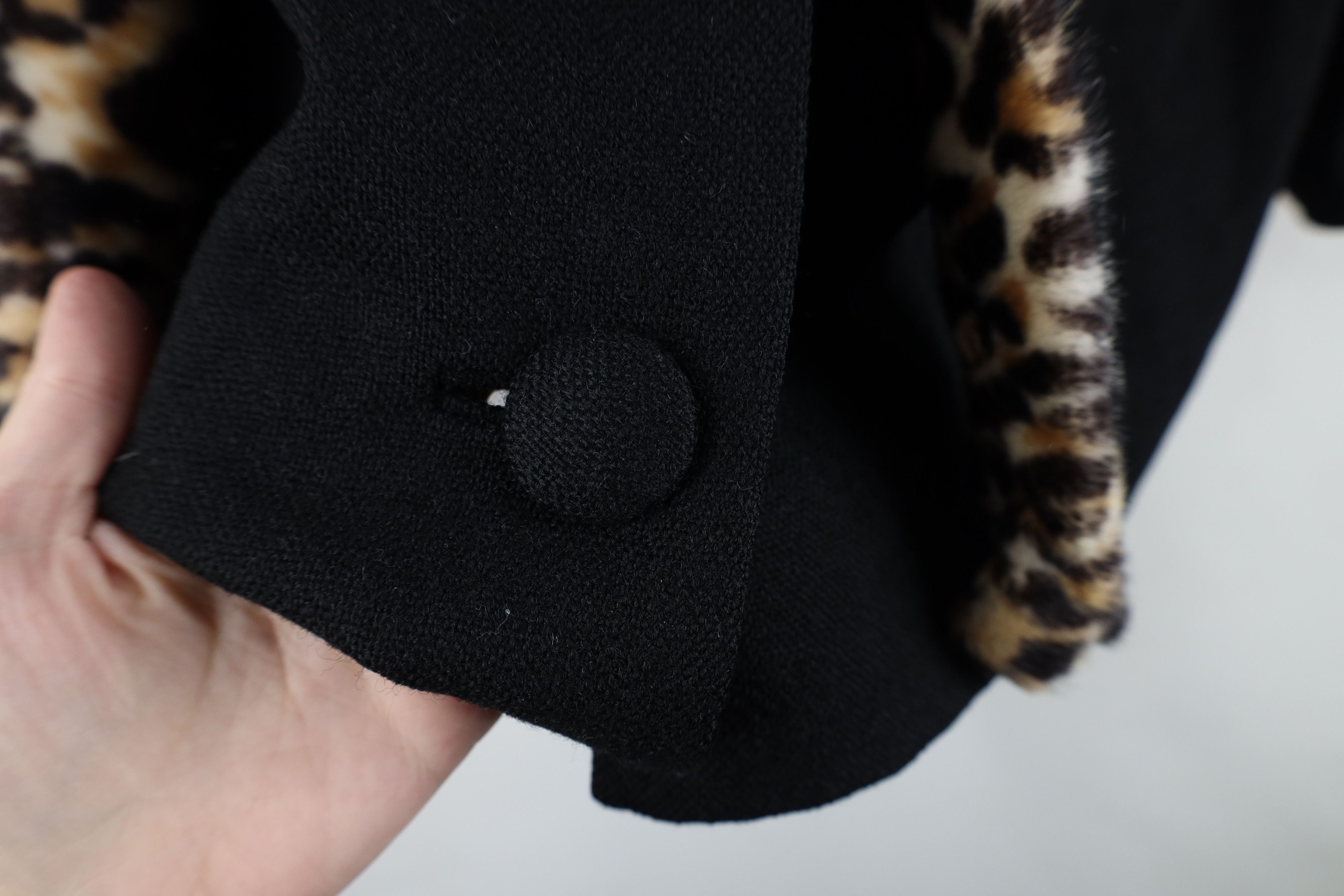 Vintage Vintage 50s Rockabilly Cheetah Trim Blazer Jacket USA Size XL / US 12-14 / IT 48-50 - 6 Thumbnail