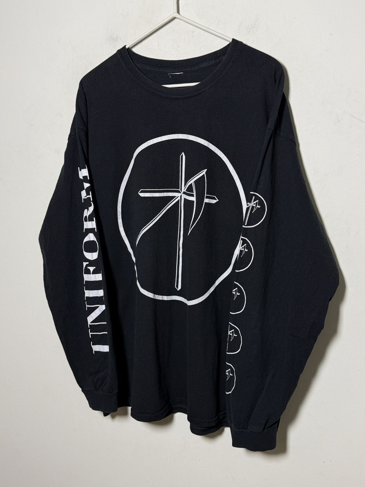 Band Tees UNIFORM shame y2k longsleeve Size US XL / EU 56 / 4 - 2 Thumbnail