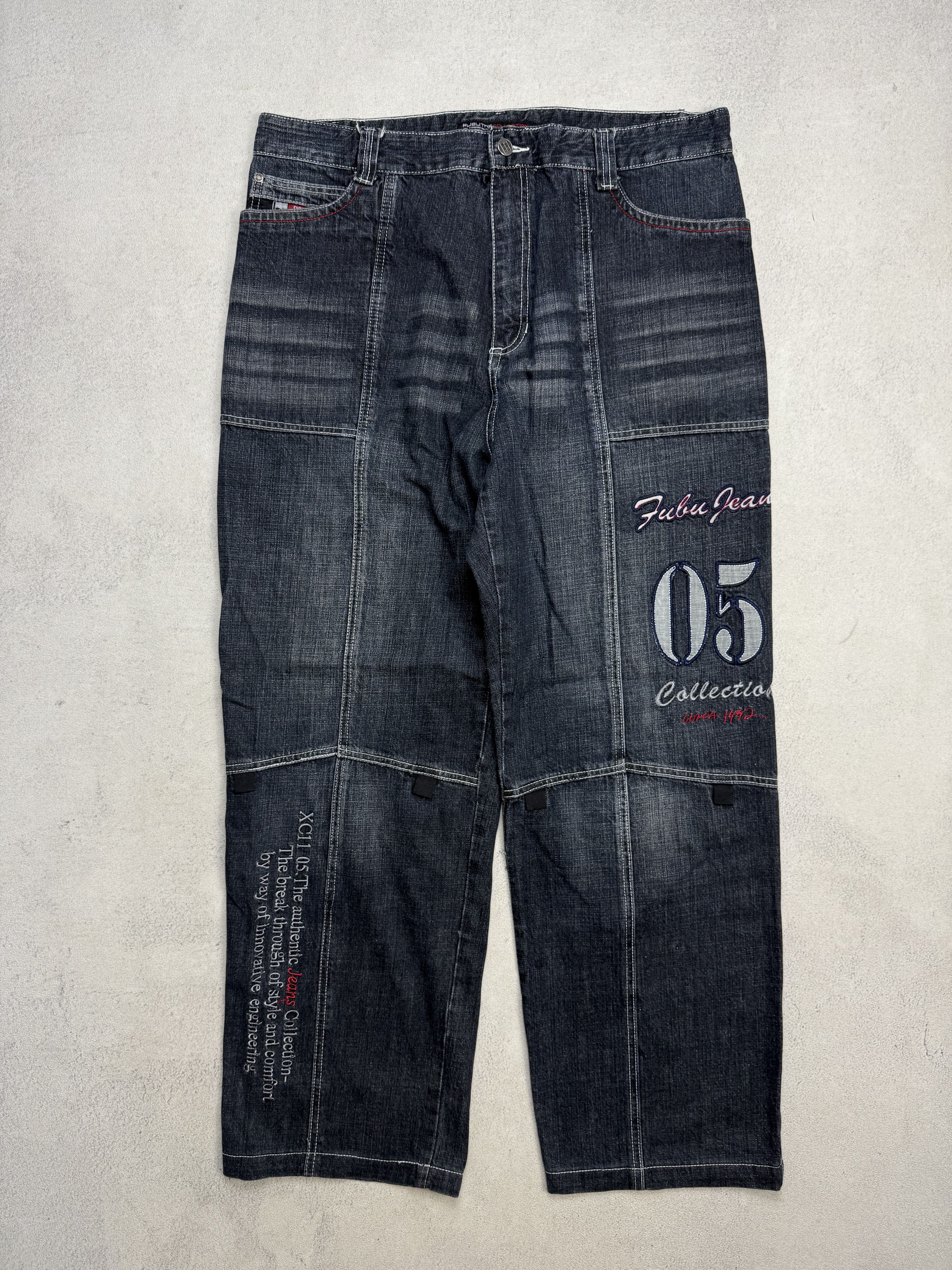 Fubu Vintage Y2K Fubu Baggy Denim Jeans Size US 36 / EU 52 - 1 Thumbnail
