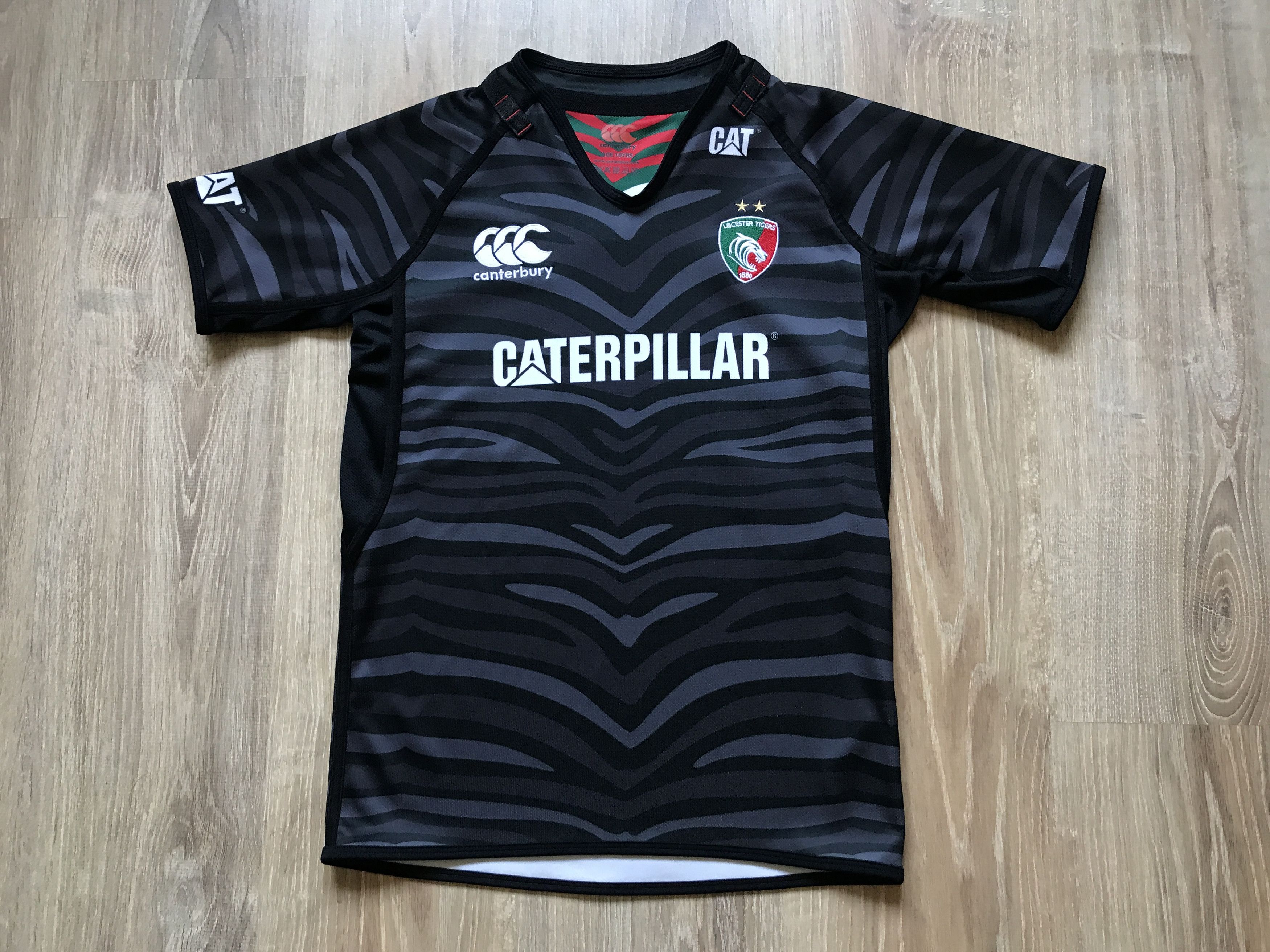 Canterbury of New Zealand Canterbury Leicester Tigers Kids Rugby Jersey 2013 Size US XXS / EU 40 - 1 Thumbnail