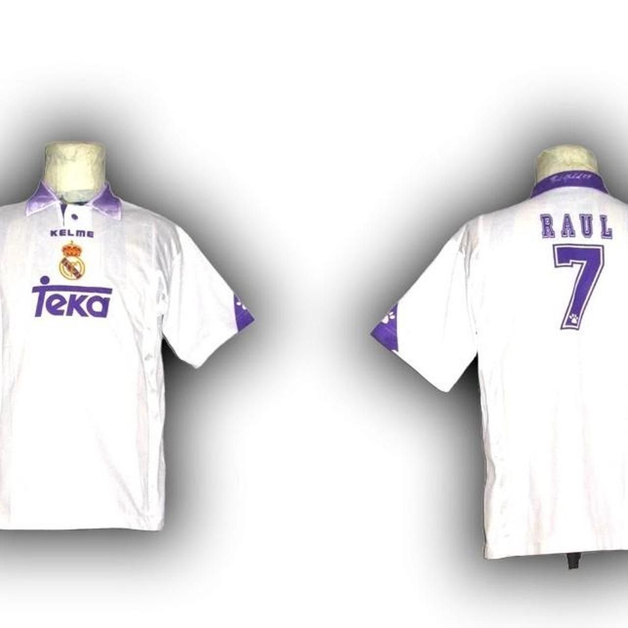 Other Real Madrid 1997 1998 Home Shirt Jersey Kelme Size US S / EU 44-46 / 1 - 1 Thumbnail