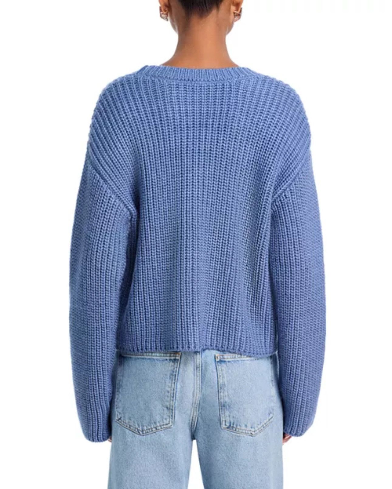 Cinq a Sept Cinq à Sept Bonjour Blue Knit Sweater Size S / US 4 / IT 40 - 2 Thumbnail