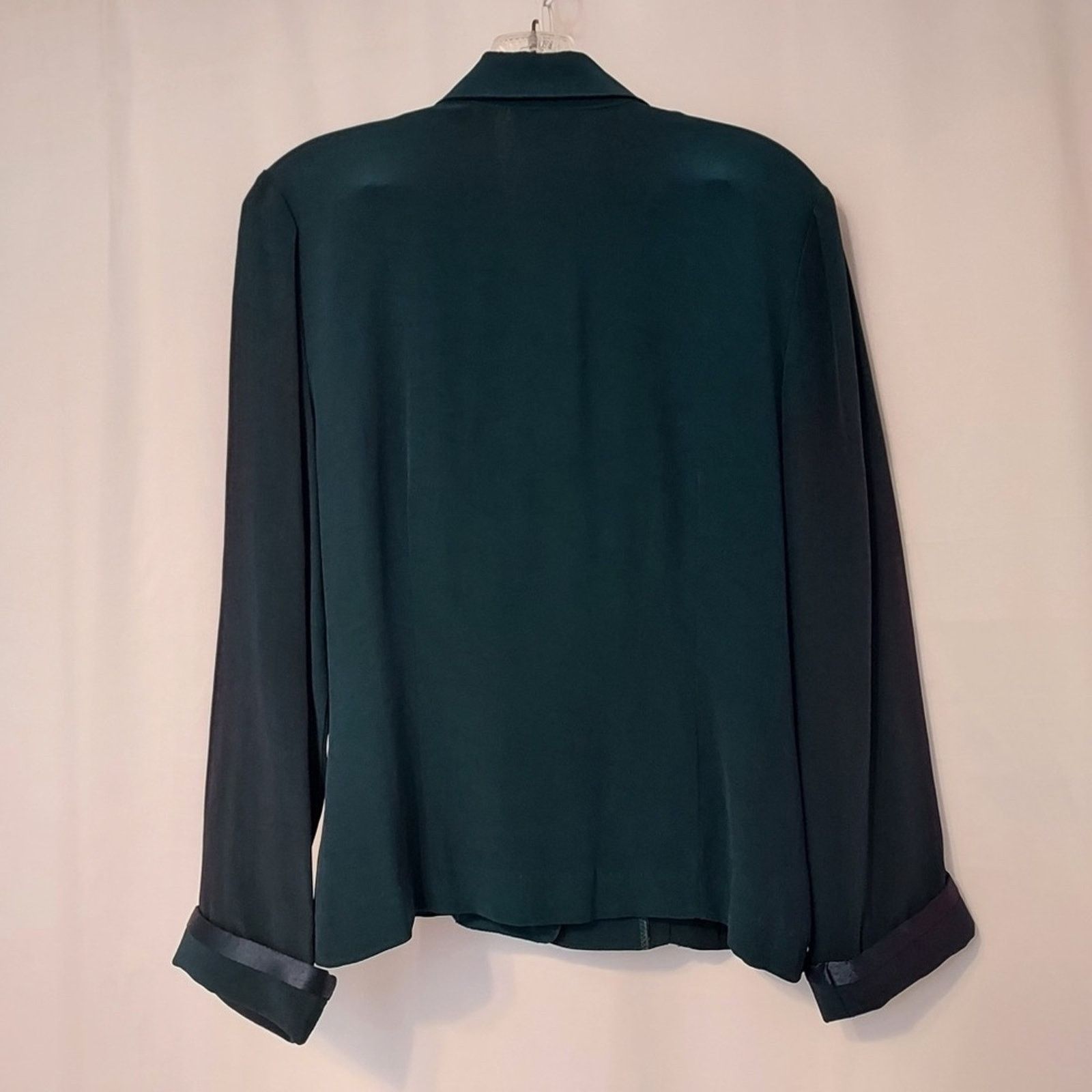 Other Vintage Audio Connie Anderson Teal Blue Two Piece Skirt Set Size S / US 4 / IT 40 - 4 Thumbnail
