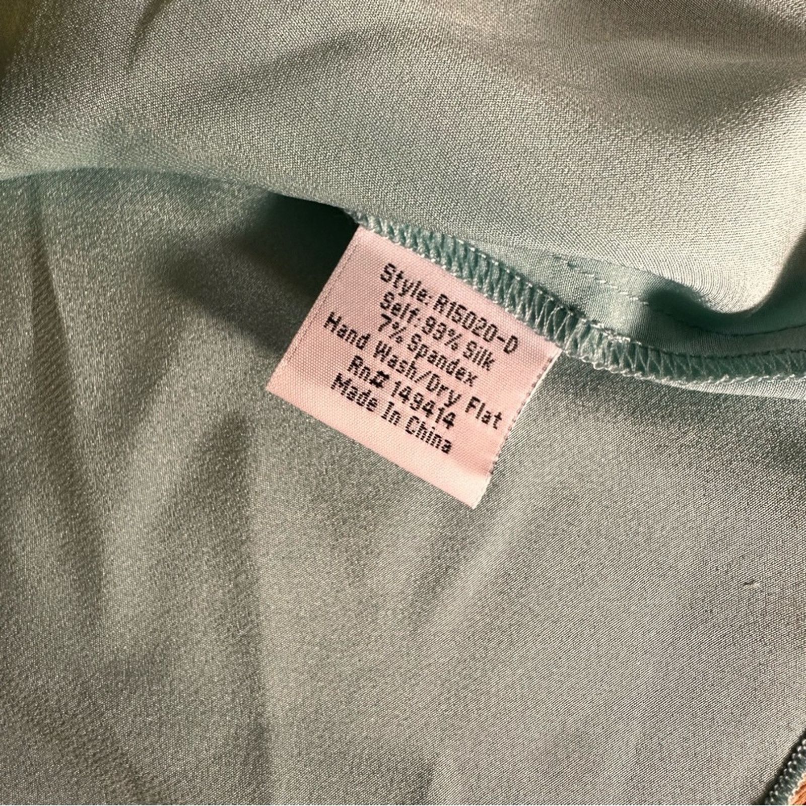 Johnny Was Johnny Was Etta Silk Cami Tank – Robin’s Egg Blue – Size S Size S / US 4 / IT 40 - 8 Thumbnail