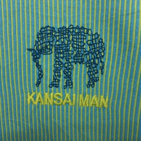 Kansai Yamamoto Vtg 80' KANSAI YAMAMOTO Tiny Elephant V Neck Tee Shirt Size US M / EU 48-50 / 2 - 3 Thumbnail