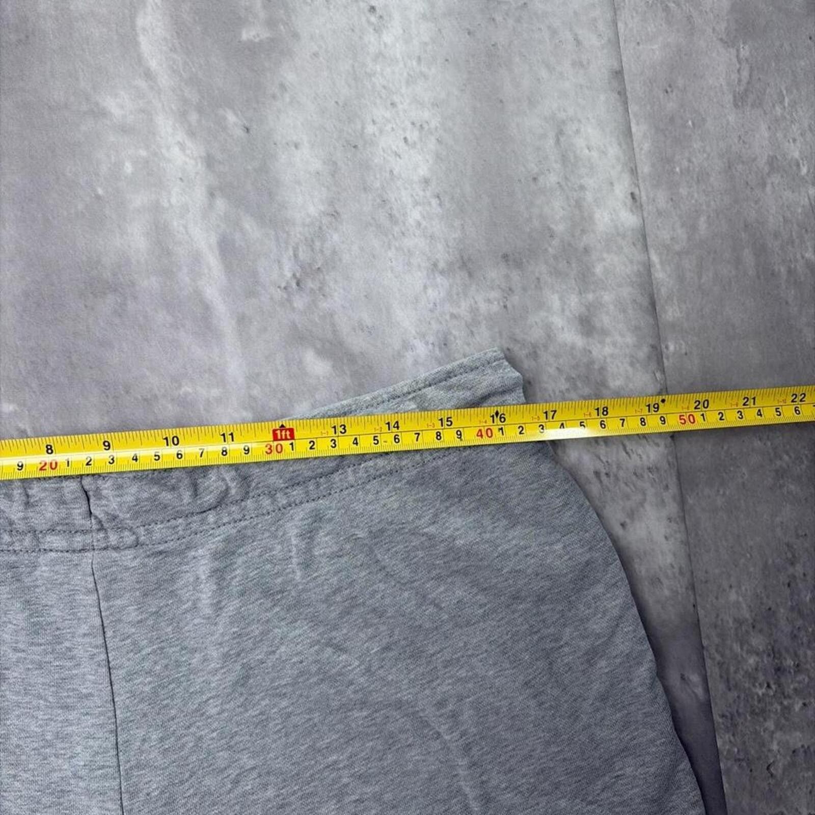 Nike Y2K Grey Nike Swoosh Mini Shorts Size 40" / US 18 - 6 Thumbnail