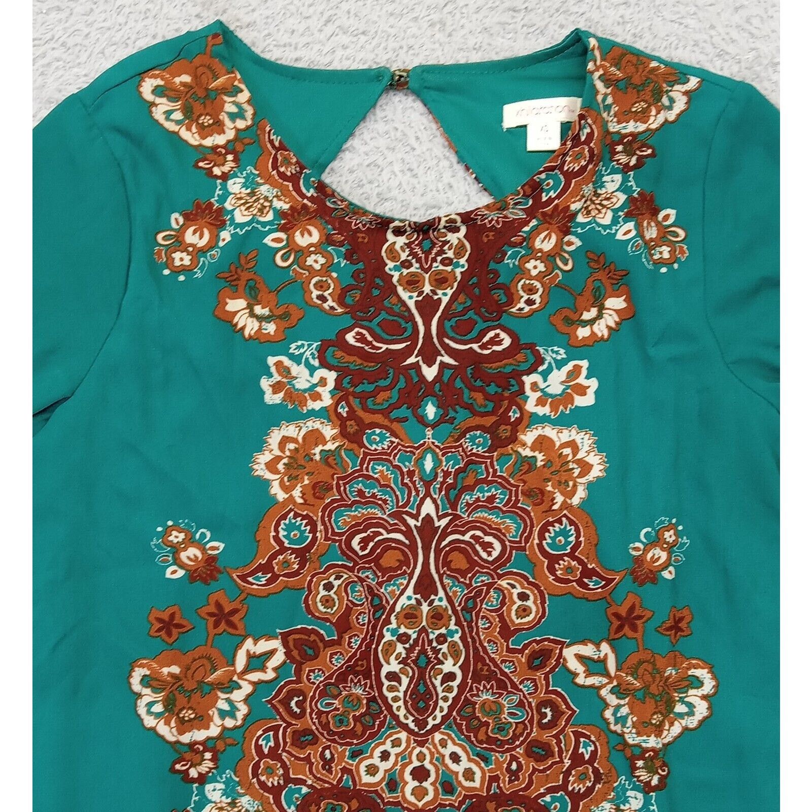 & Other Stories Xhilaration Dress XS Women's Paisley Print Long Sleeve Size XS / US 0-2 / IT 36-38 - 3 Thumbnail