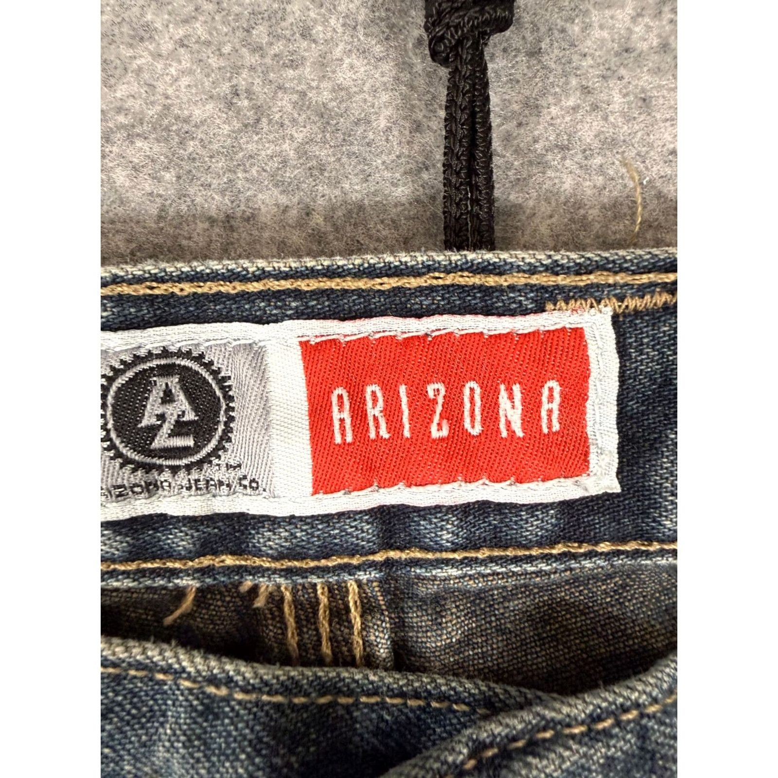 Vintage Arizona Wide Leg Jeans Mens 34x30 Blue Denim Baggy Knee Pocket Skater Streetwear Hip Hop 5-Pocket Design Jeans Mens Regular Blue and Denim Collection Size US 34 / EU 50 - 6 Thumbnail