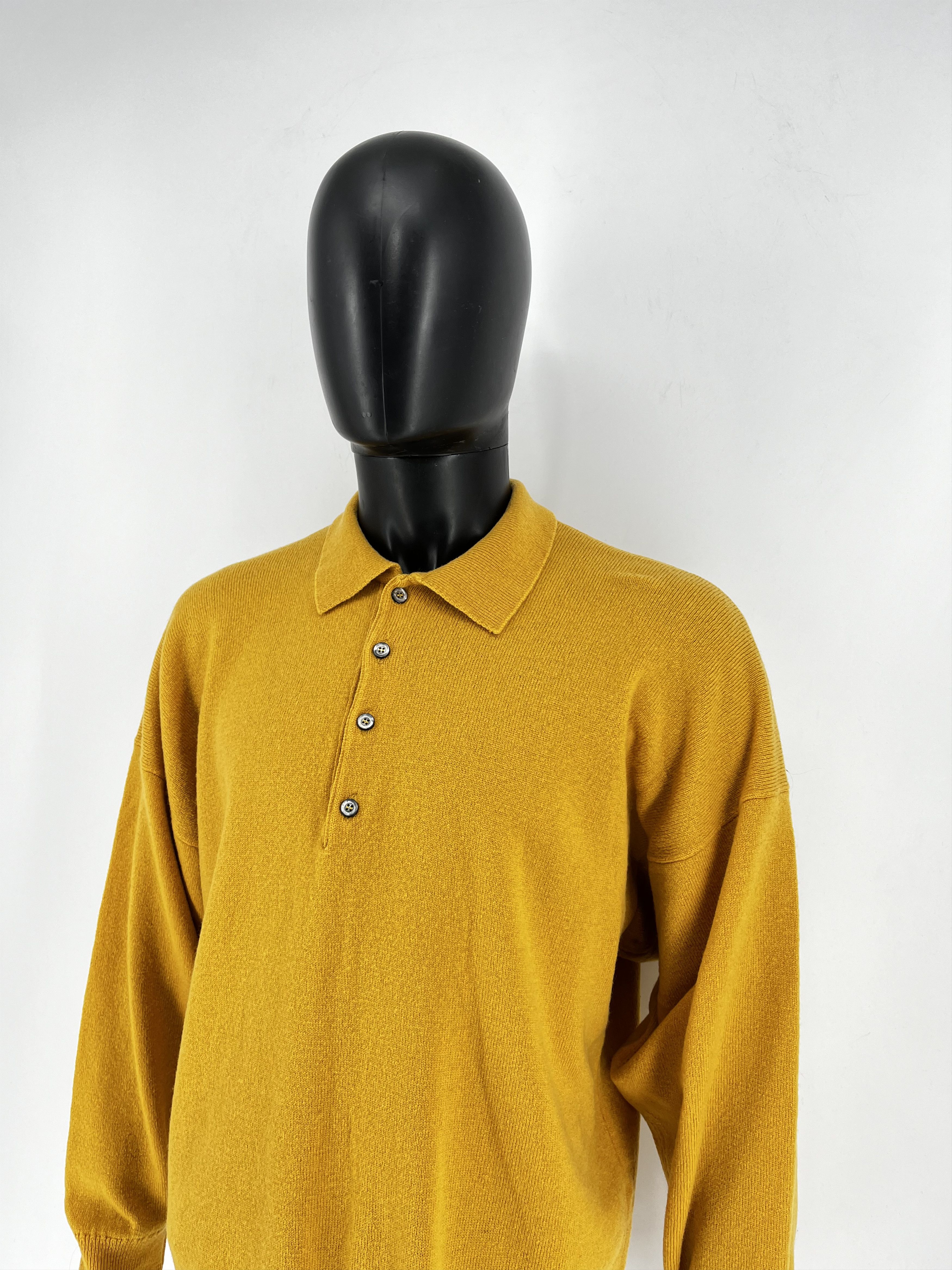 Burberry × Burberry Prorsum × Vintage Vintage BURBERRYS Jumper Sweater Polo Lambswool 90s Size US L / EU 52-54 / 3 - 4 Thumbnail