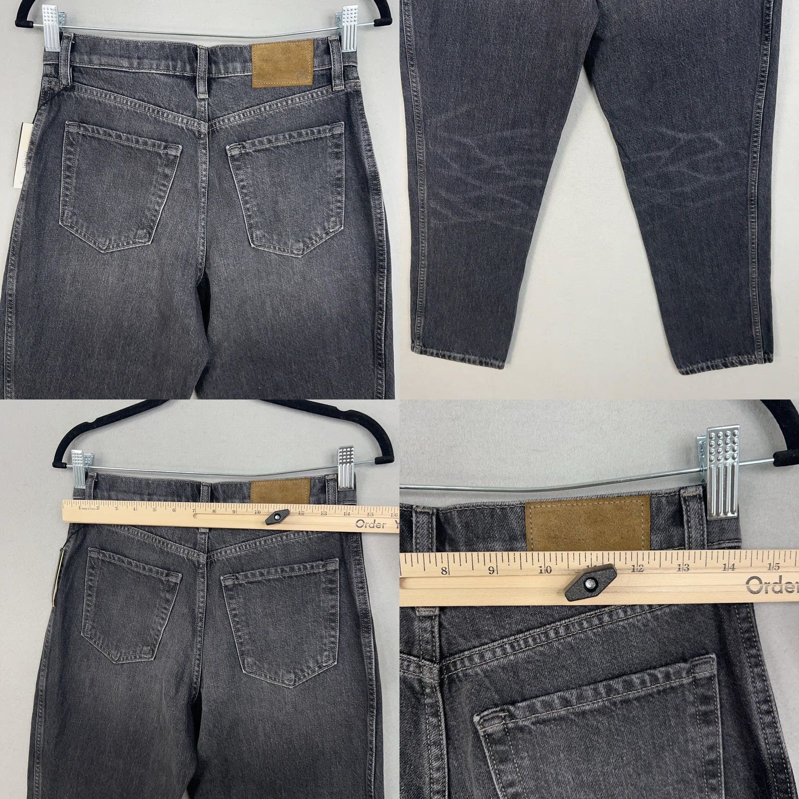 Banana Republic Banana Republic Jeans Womens 26 Washed Black Denim The Ranger Jean Button Fly Size 26" / US 2 / IT 38 - 9 Thumbnail