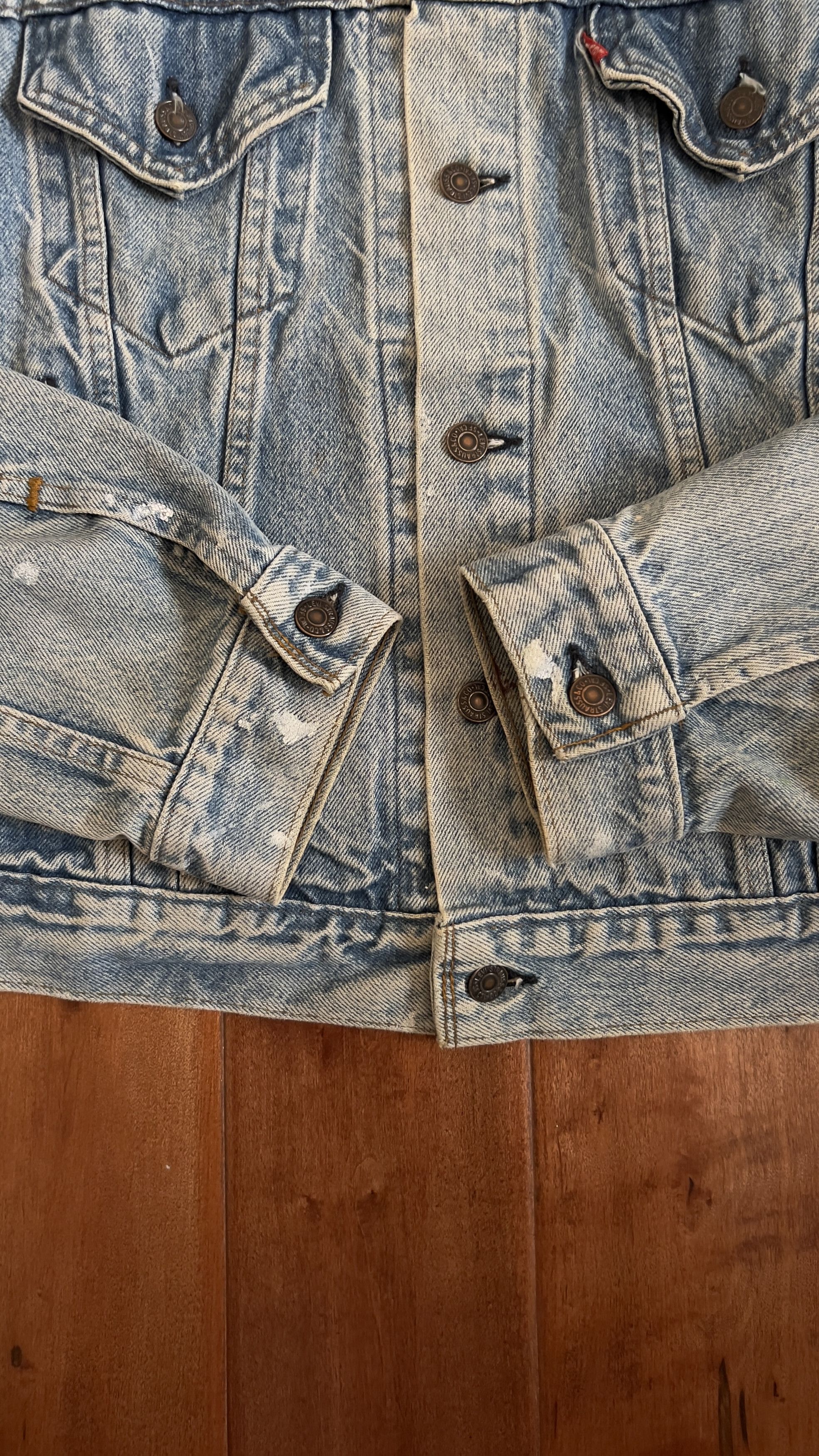 Levi's × Vintage Vintage Levis 80s Denim Jacket Size US XL / EU 56 / 4 - 2 Thumbnail