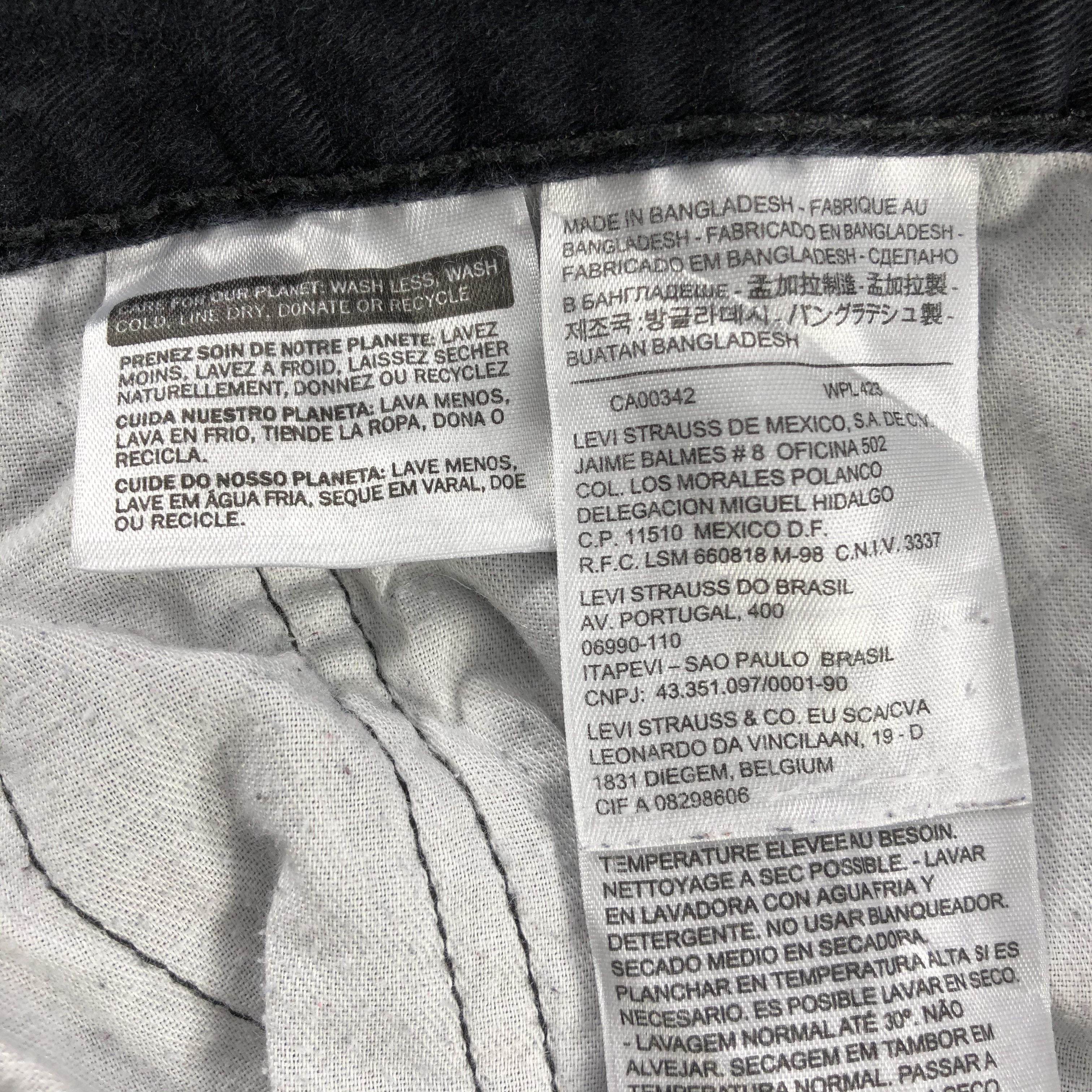 Levi's × Vintage Vintage Faded Black Levis 514 Jeans-JM2859 Size US 38 / EU 54 - 13 Thumbnail