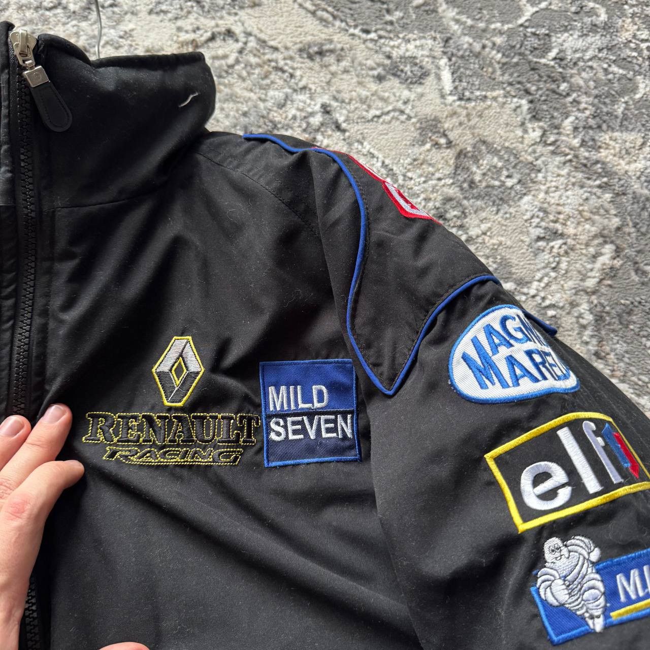 Formula 1 Vintage Renault Mild Seven F1 Racing Jacket Bomber Rare Size US M / EU 48-50 / 2 - 4 Thumbnail