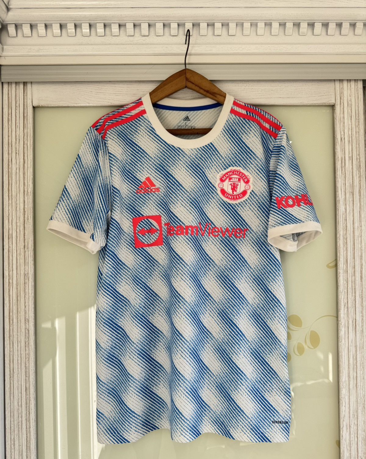 Adidas Ronaldo #7 Manchester United 2021-2022 Away Soccer Jersey Size US L / EU 52-54 / 3 - 2 Thumbnail