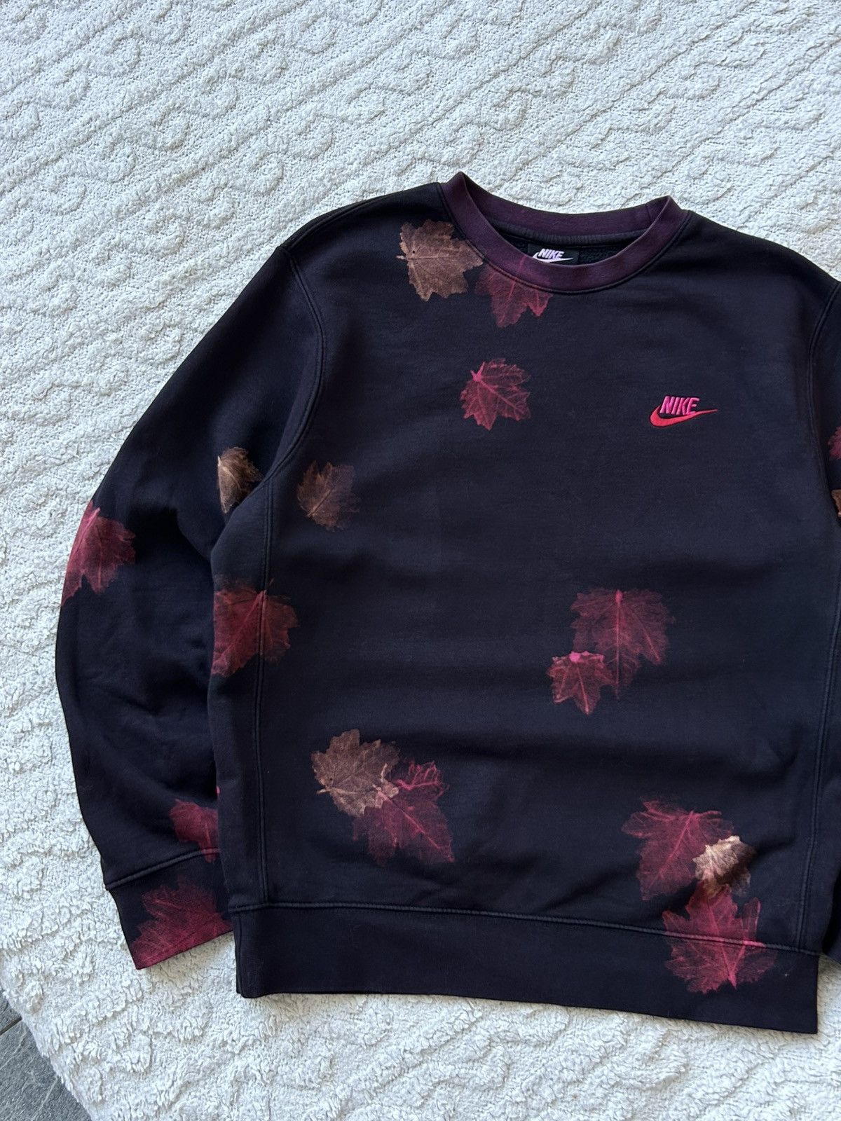 Nike Vintage sweatshirt Nike swoosh custom leaves small Size US S / EU 44-46 / 1 - 9 Thumbnail